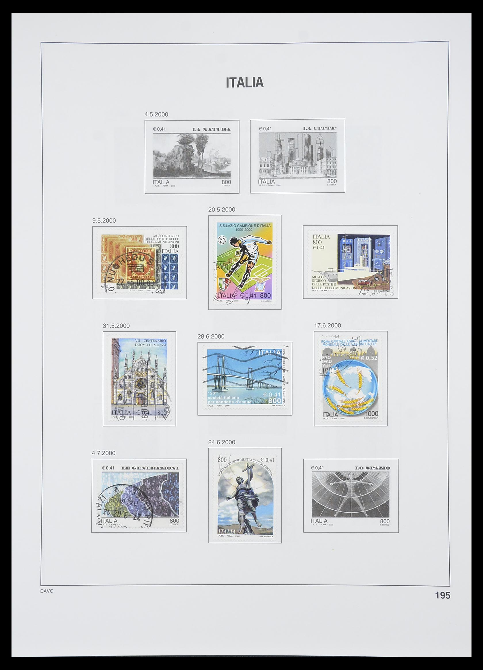 33413 177 - Postzegelverzameling 33413 Italië 1945-2000.