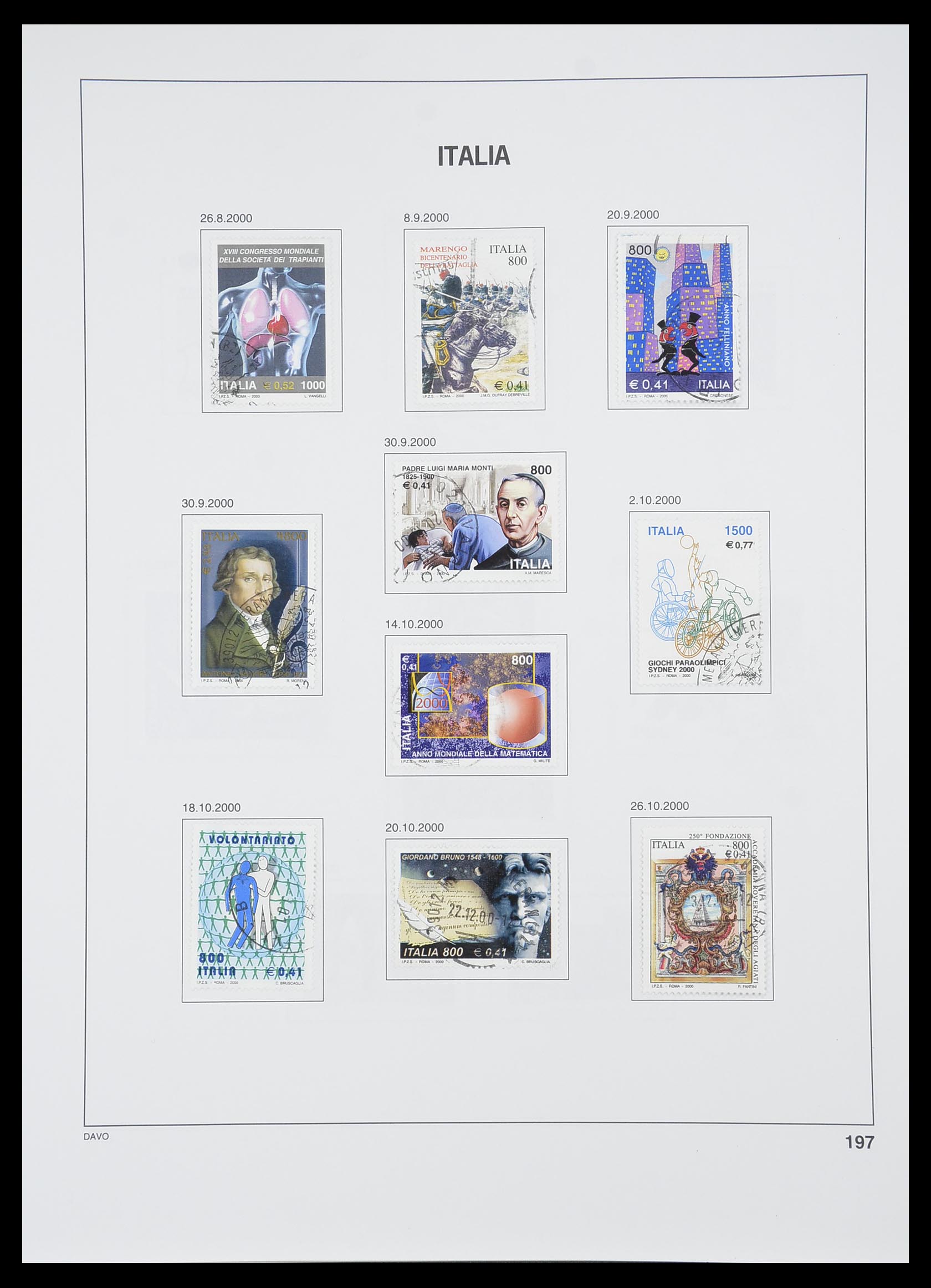33413 179 - Postzegelverzameling 33413 Italië 1945-2000.