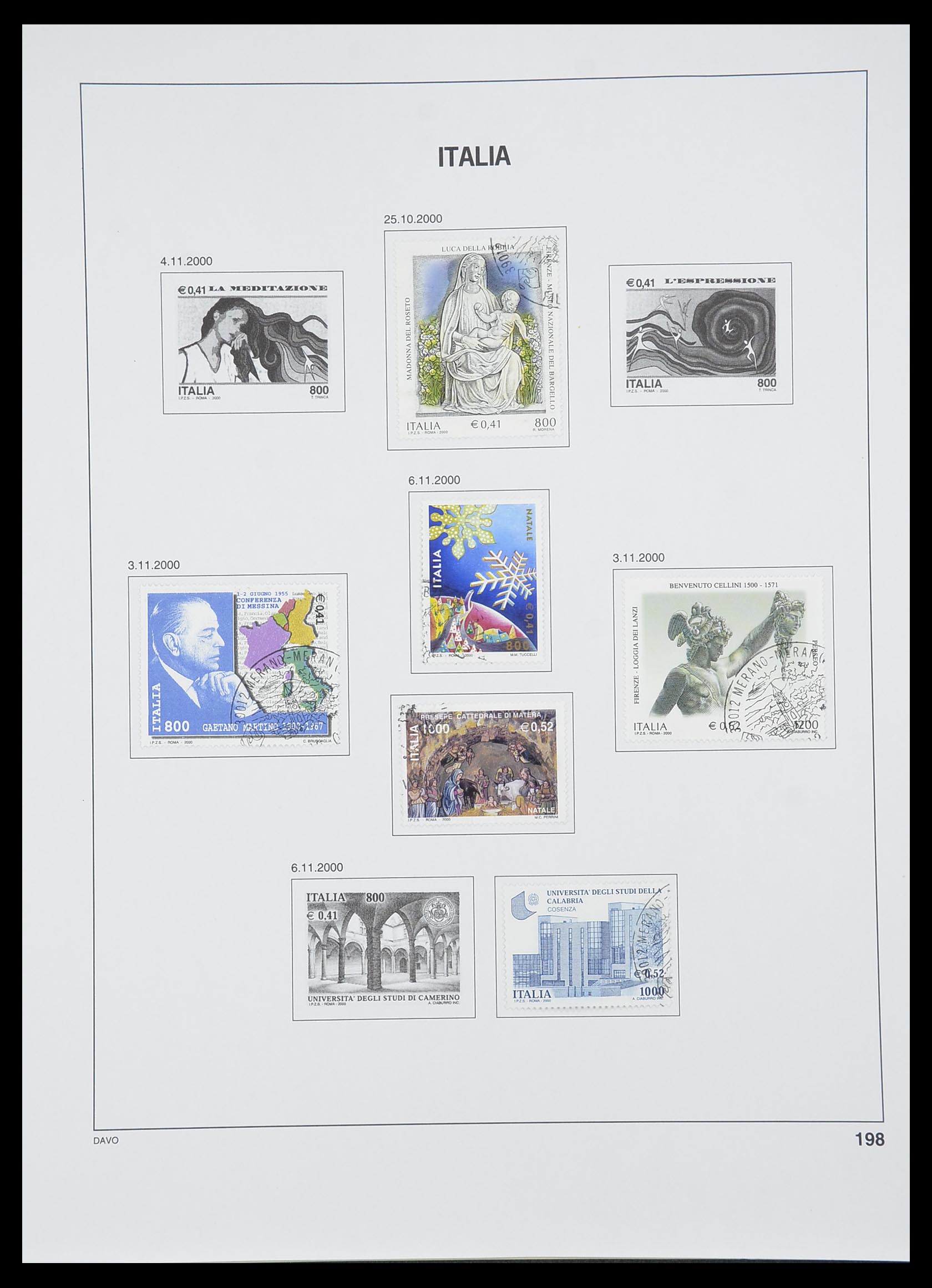 33413 180 - Postzegelverzameling 33413 Italië 1945-2000.