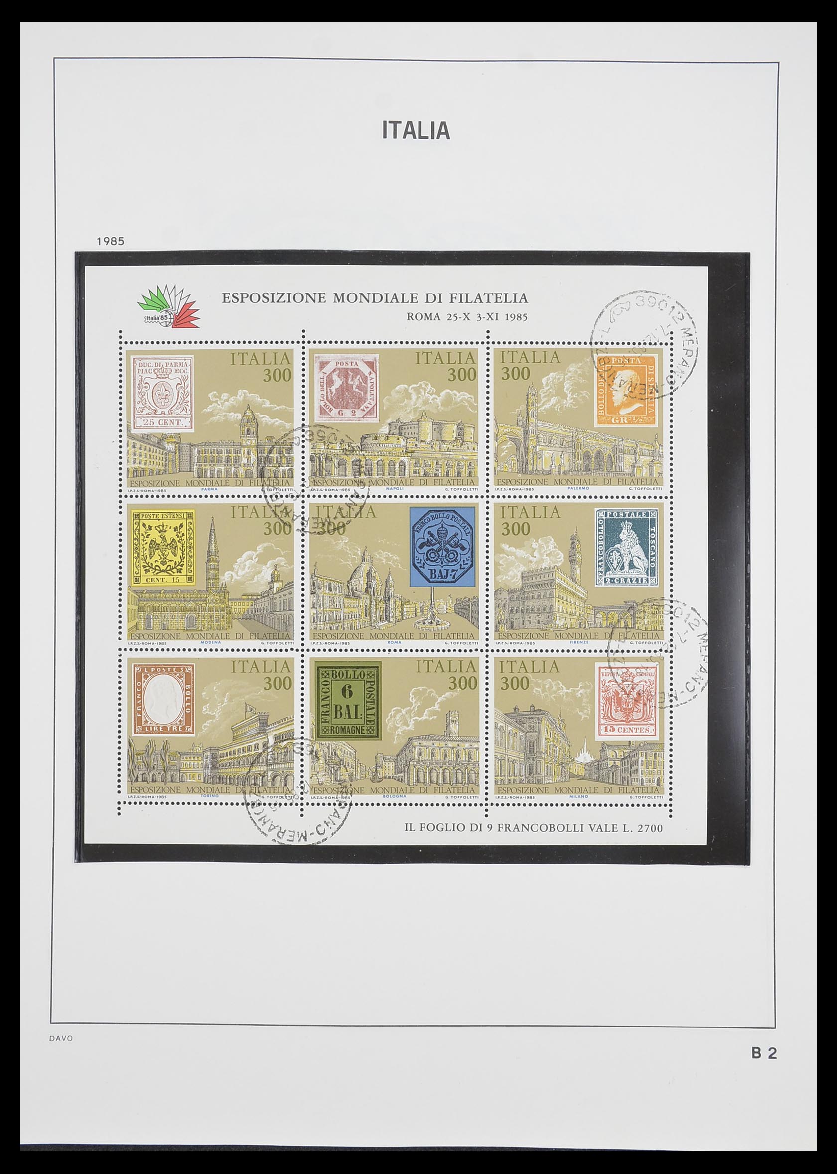 33413 183 - Postzegelverzameling 33413 Italië 1945-2000.