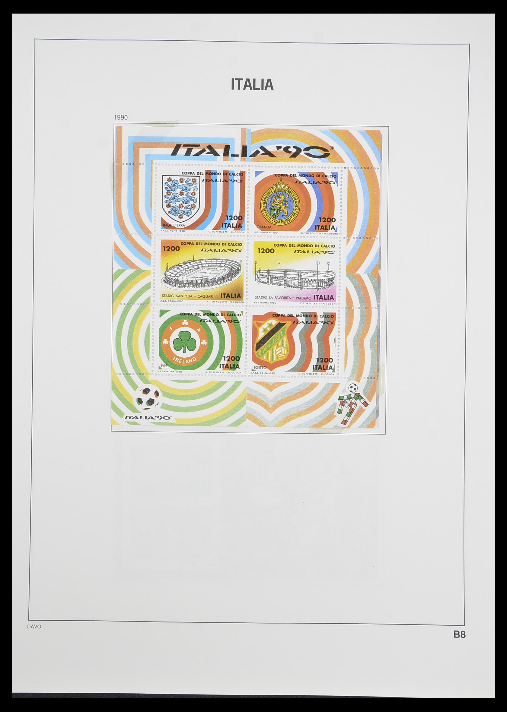 33413 189 - Postzegelverzameling 33413 Italië 1945-2000.