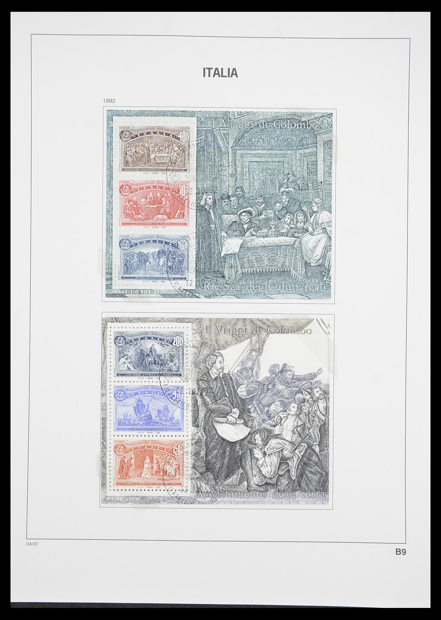 33413 190 - Postzegelverzameling 33413 Italië 1945-2000.