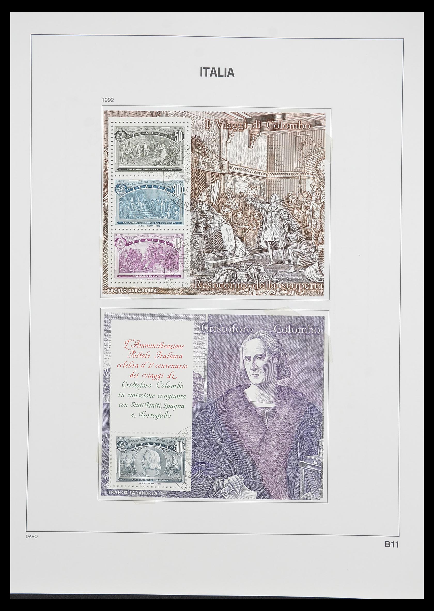 33413 192 - Postzegelverzameling 33413 Italië 1945-2000.