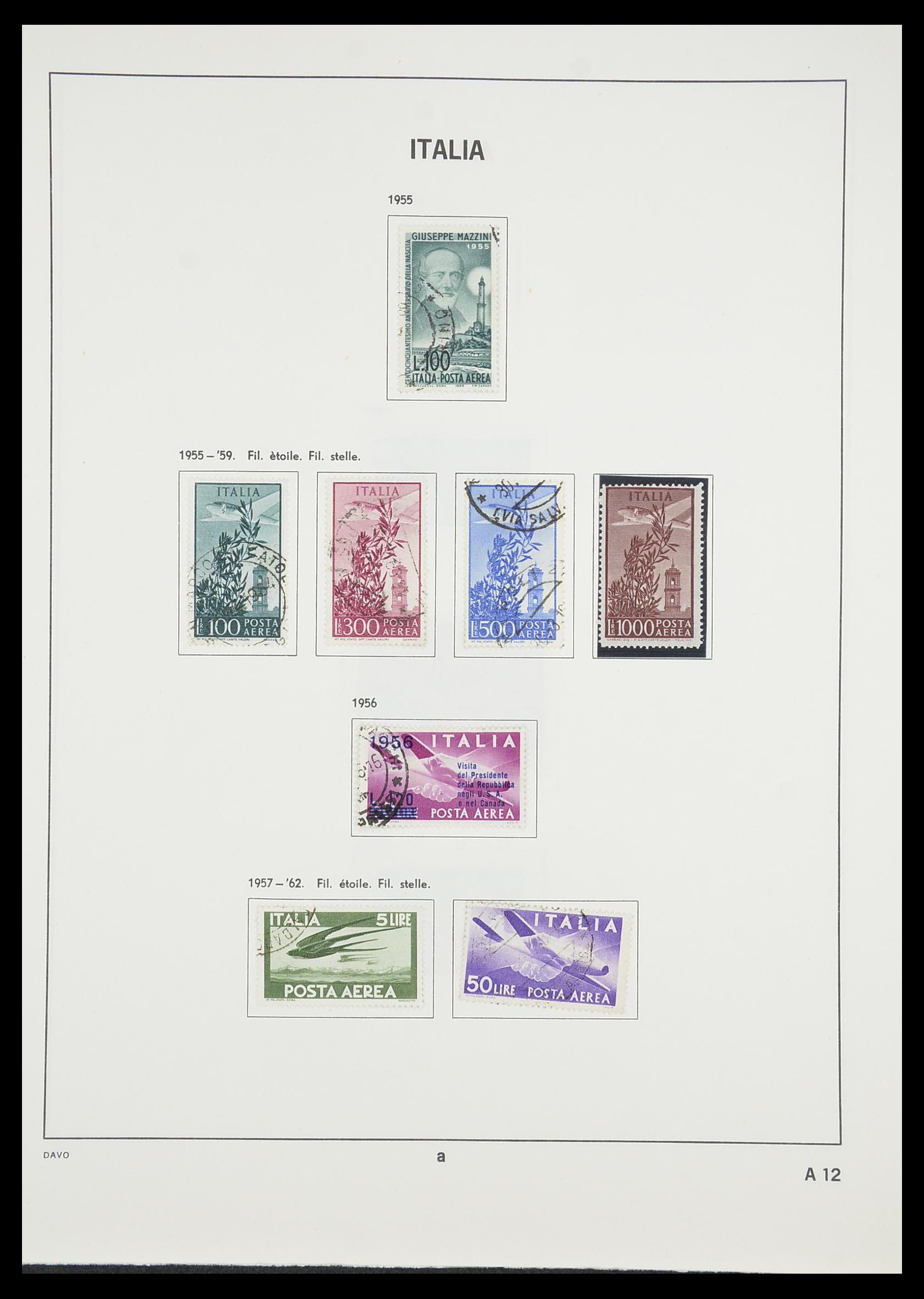 33413 207 - Postzegelverzameling 33413 Italië 1945-2000.