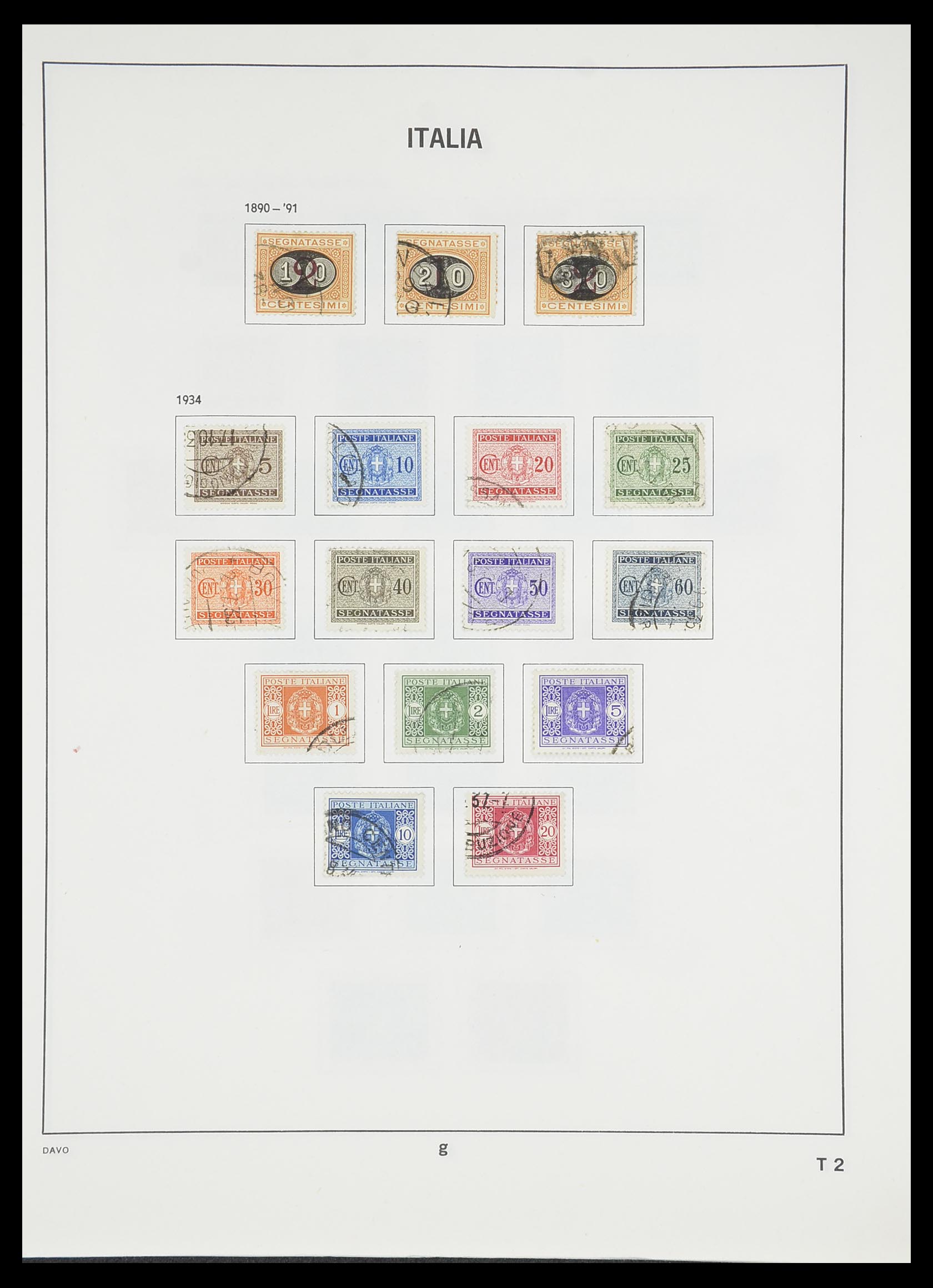 33413 217 - Postzegelverzameling 33413 Italië 1945-2000.