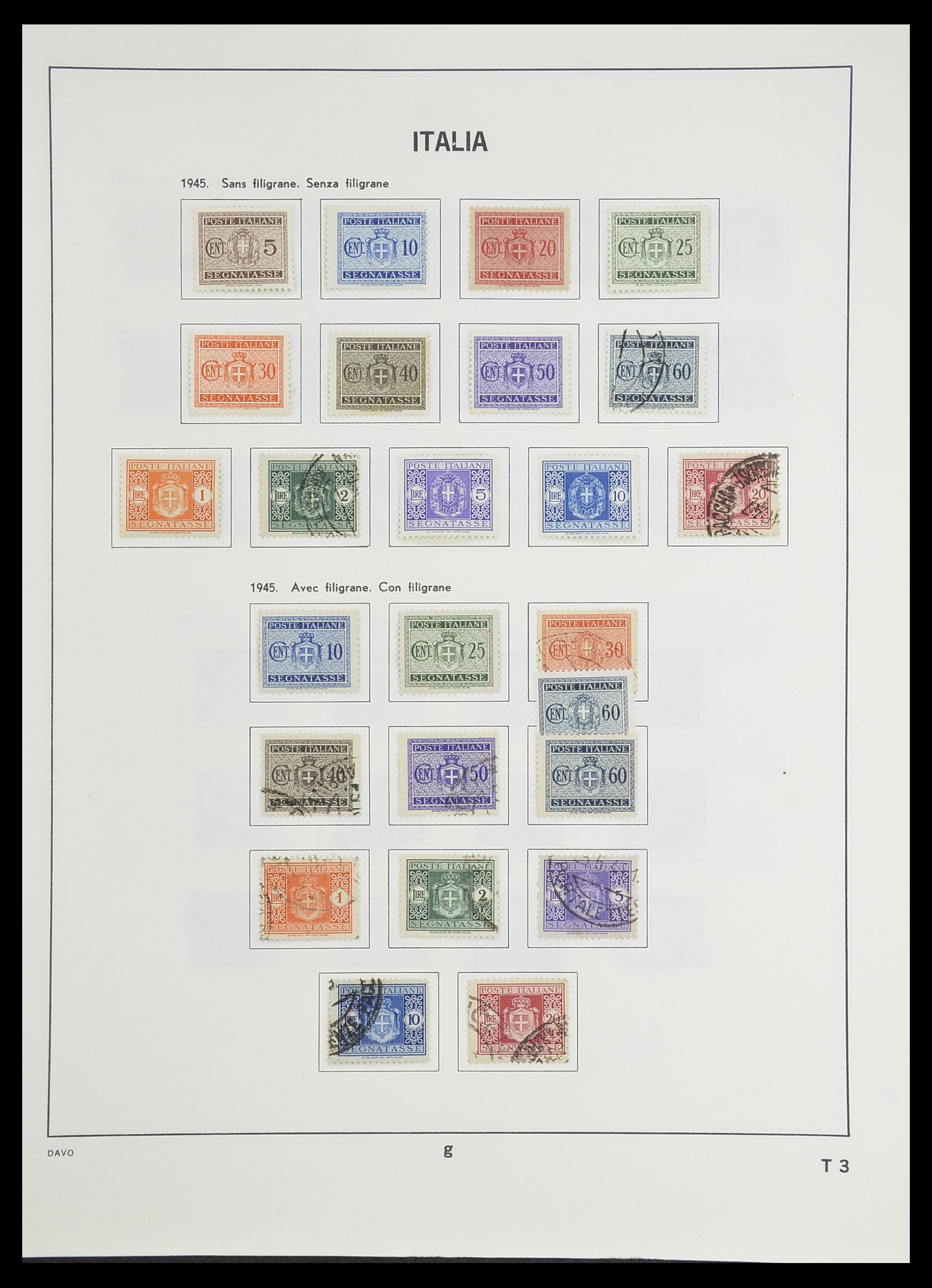 33413 218 - Postzegelverzameling 33413 Italië 1945-2000.