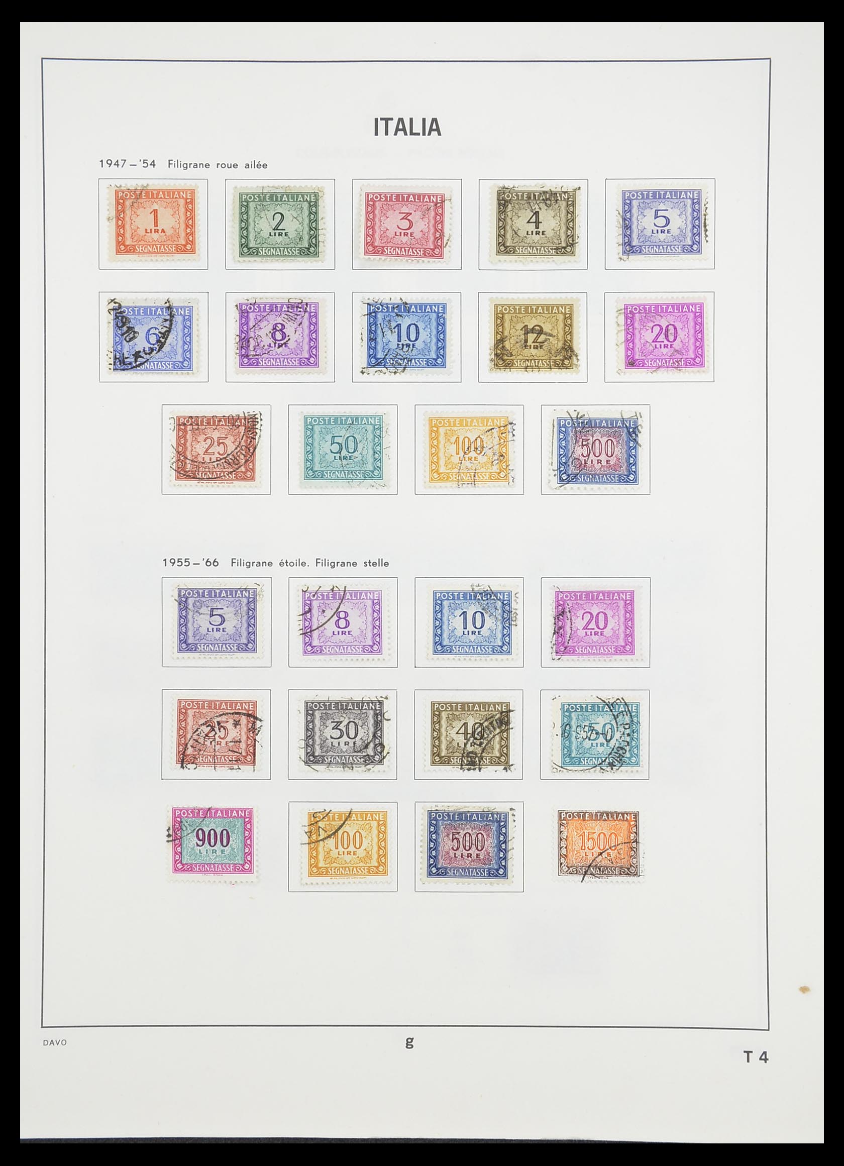 33413 219 - Postzegelverzameling 33413 Italië 1945-2000.