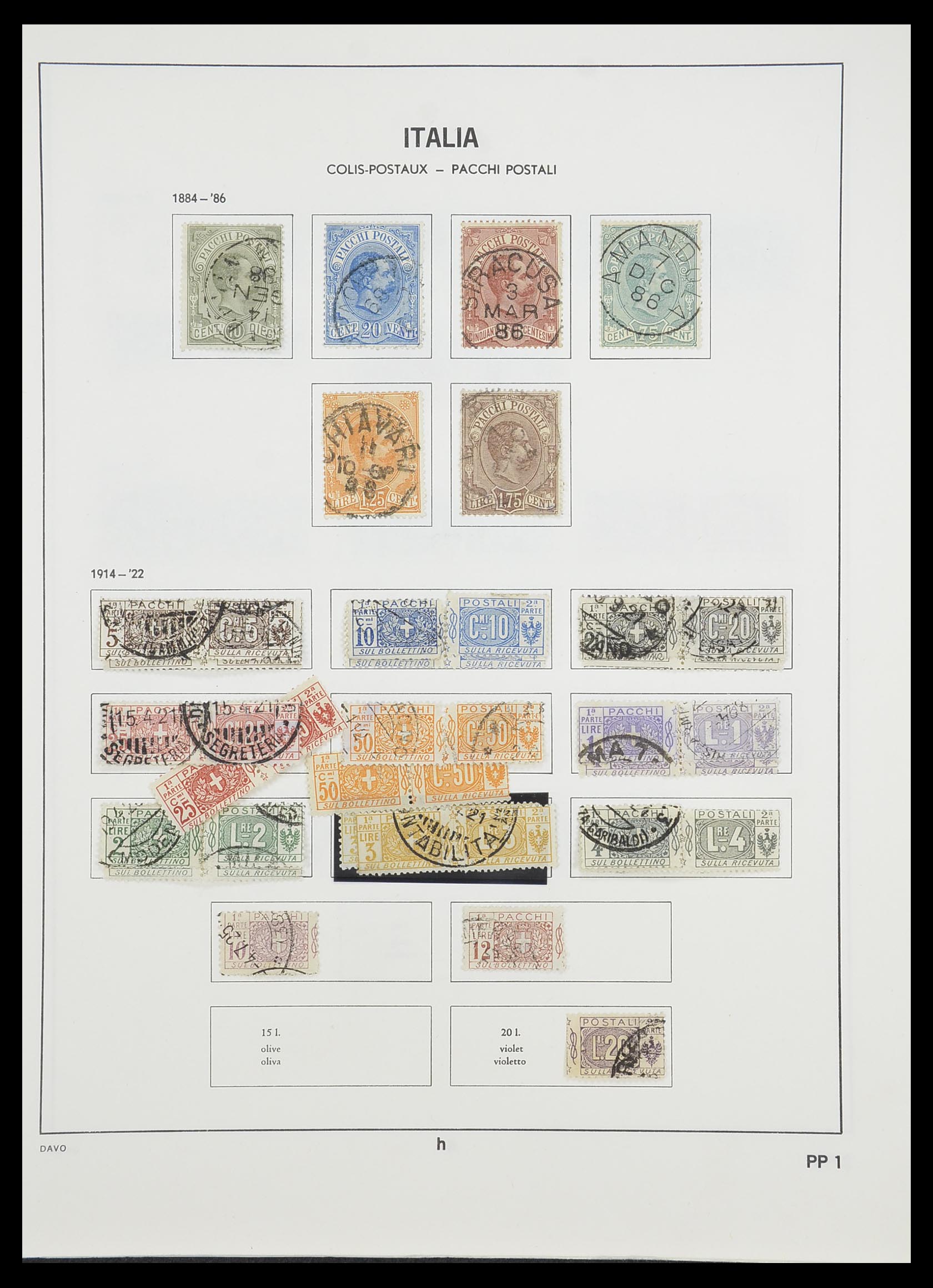 33413 220 - Postzegelverzameling 33413 Italië 1945-2000.