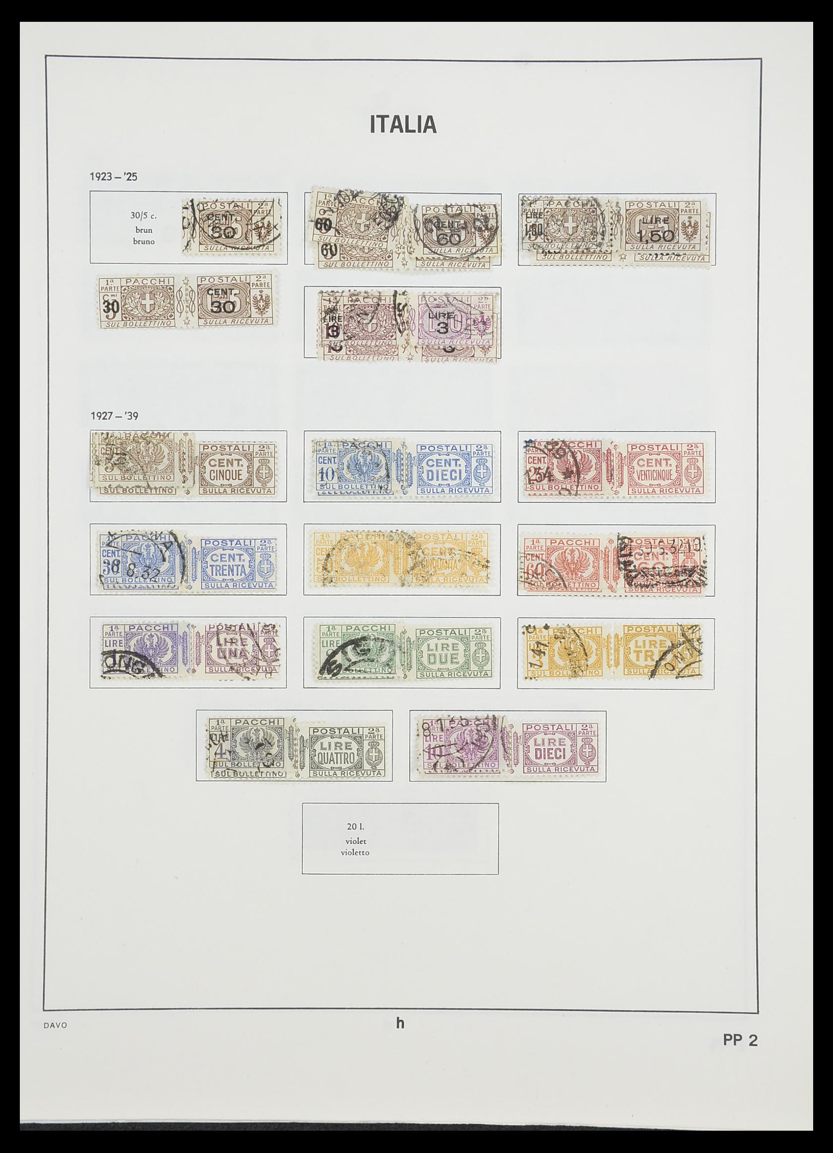 33413 221 - Postzegelverzameling 33413 Italië 1945-2000.