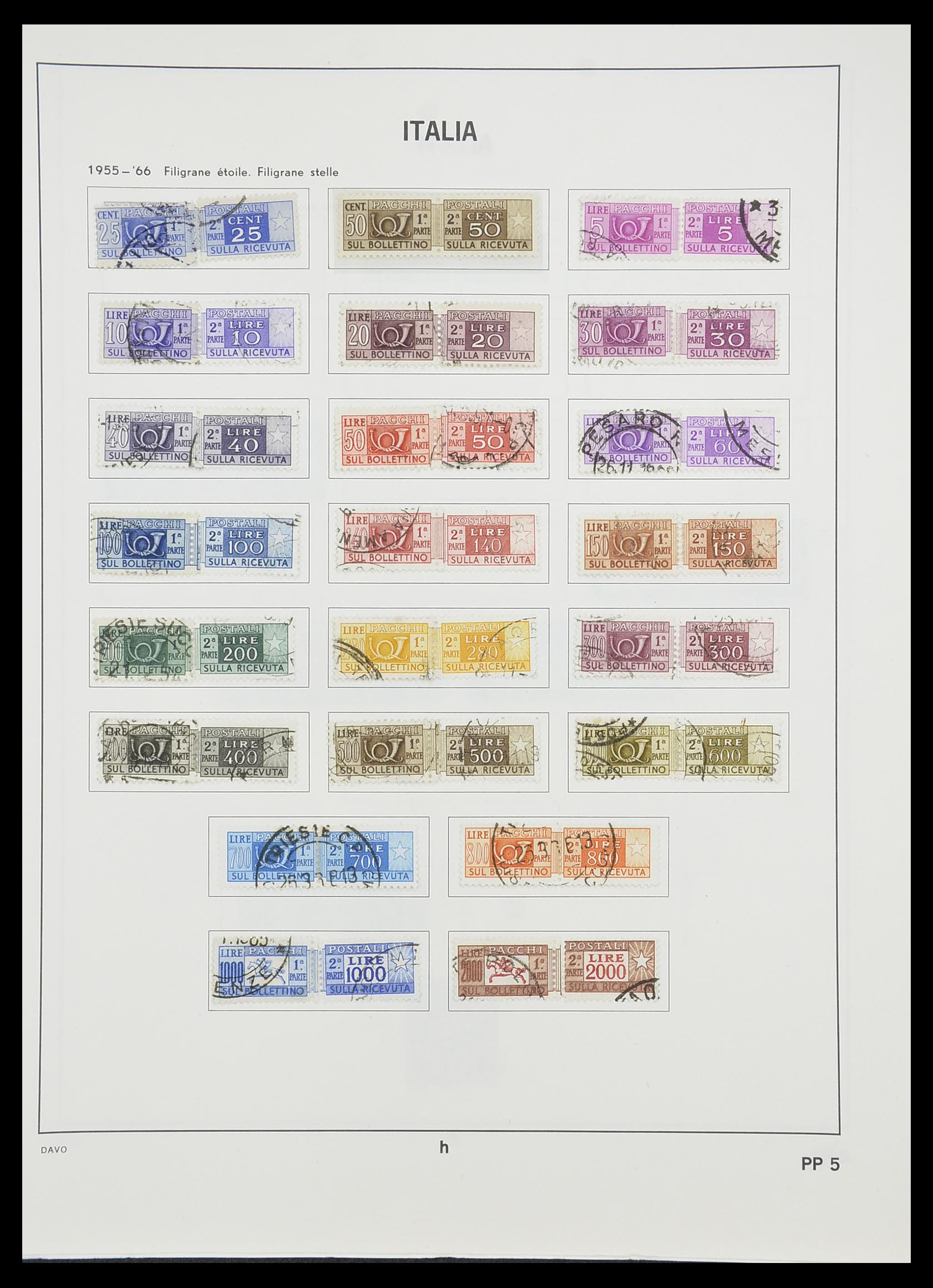 33413 224 - Postzegelverzameling 33413 Italië 1945-2000.