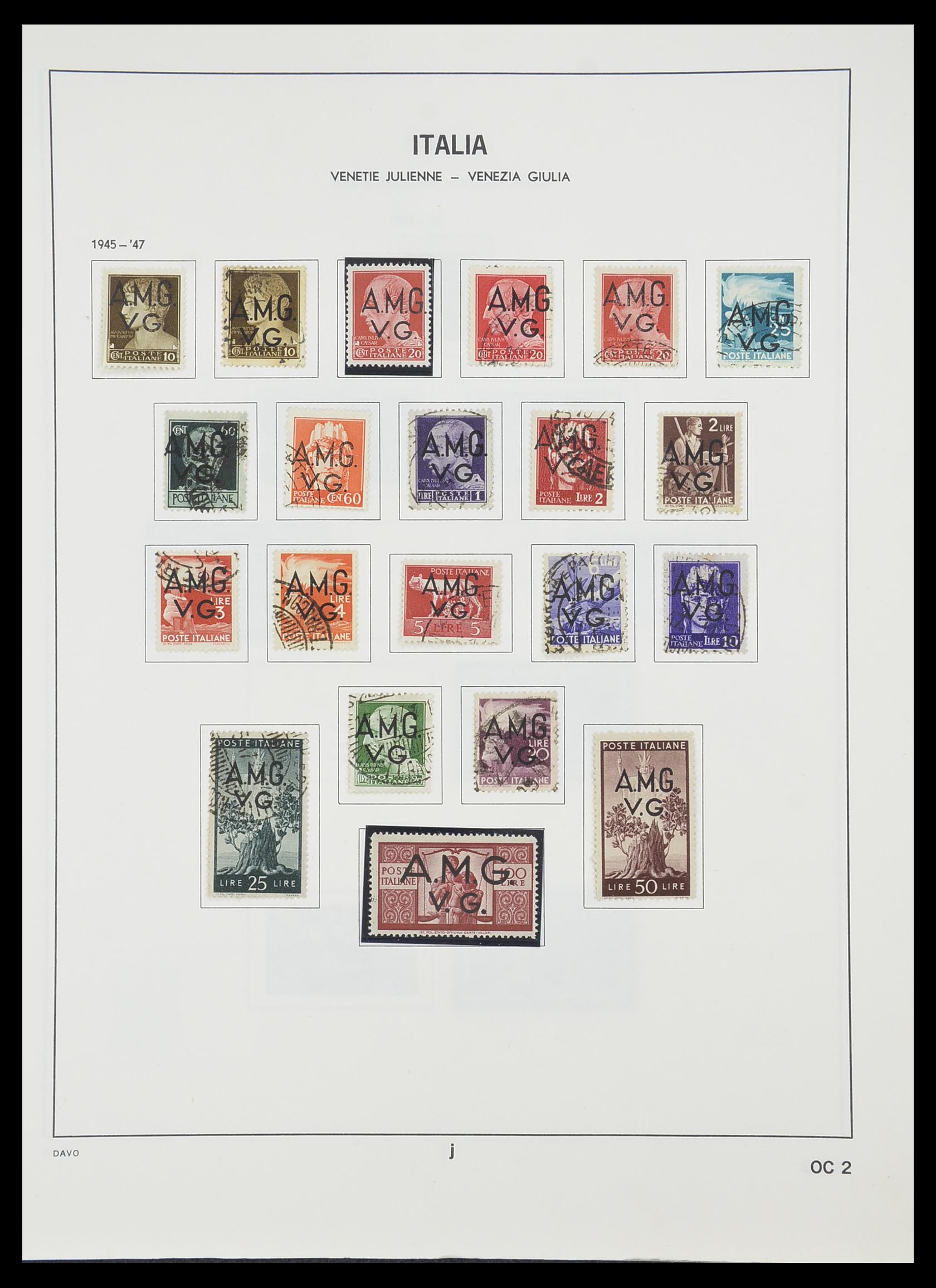 33413 228 - Postzegelverzameling 33413 Italië 1945-2000.