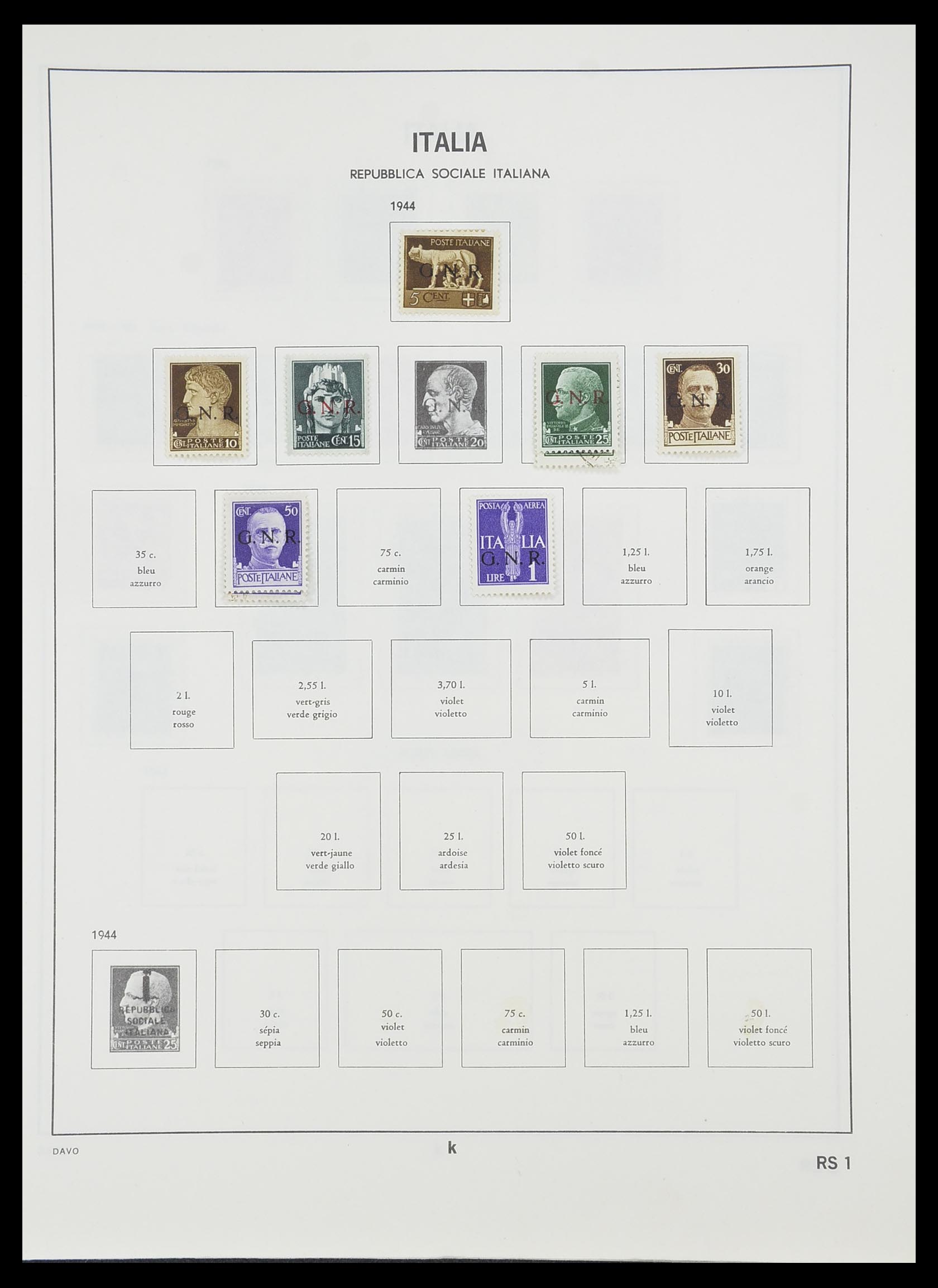 33413 230 - Postzegelverzameling 33413 Italië 1945-2000.