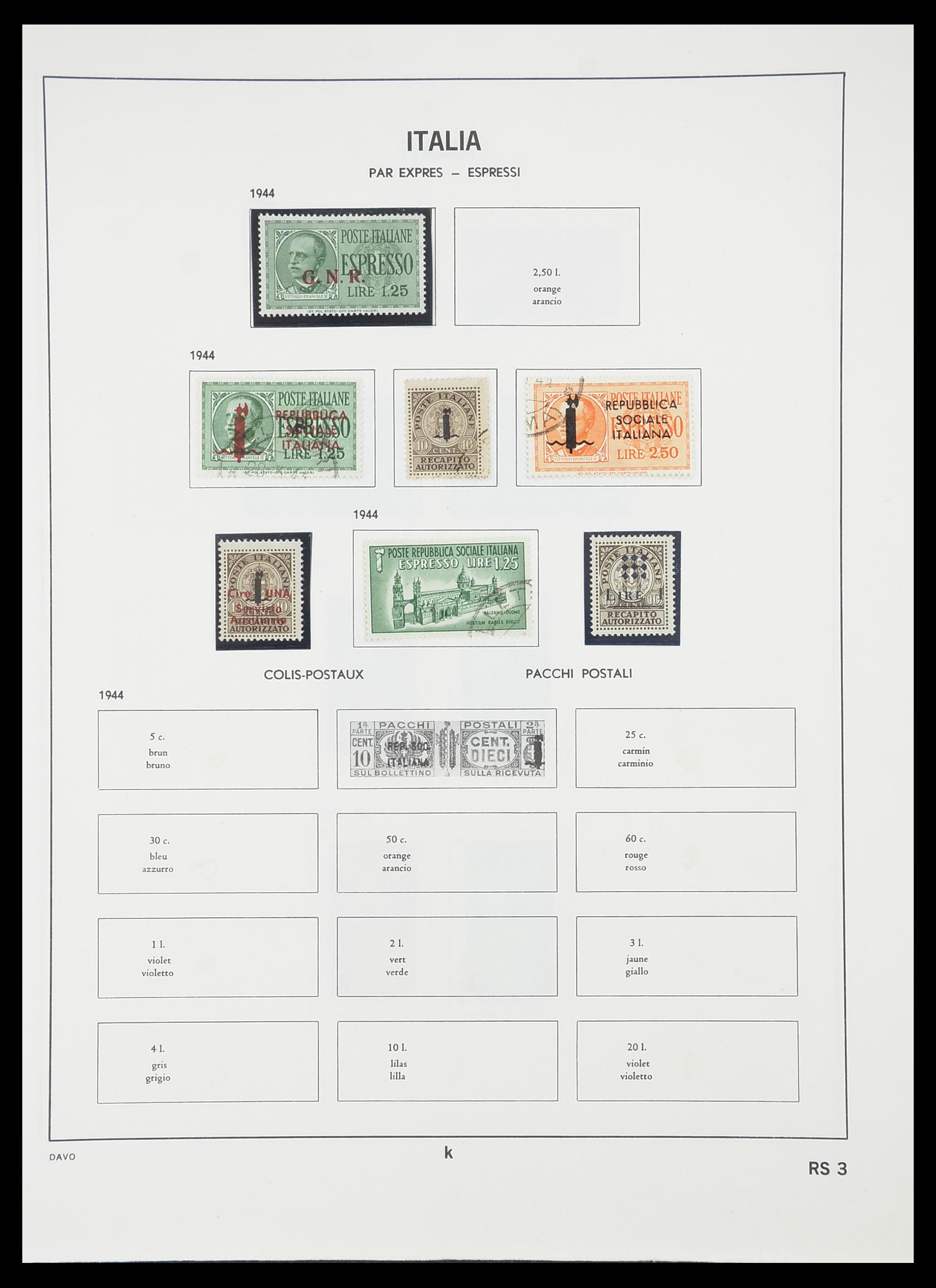 33413 232 - Postzegelverzameling 33413 Italië 1945-2000.