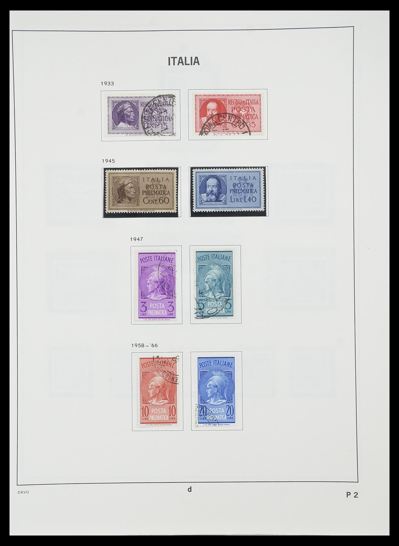 33413 233 - Postzegelverzameling 33413 Italië 1945-2000.