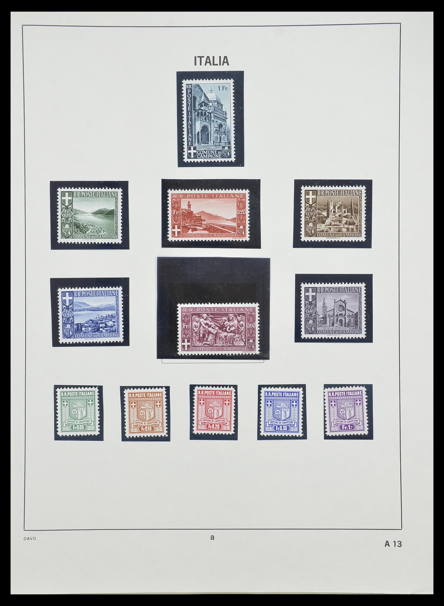 33413 234 - Postzegelverzameling 33413 Italië 1945-2000.
