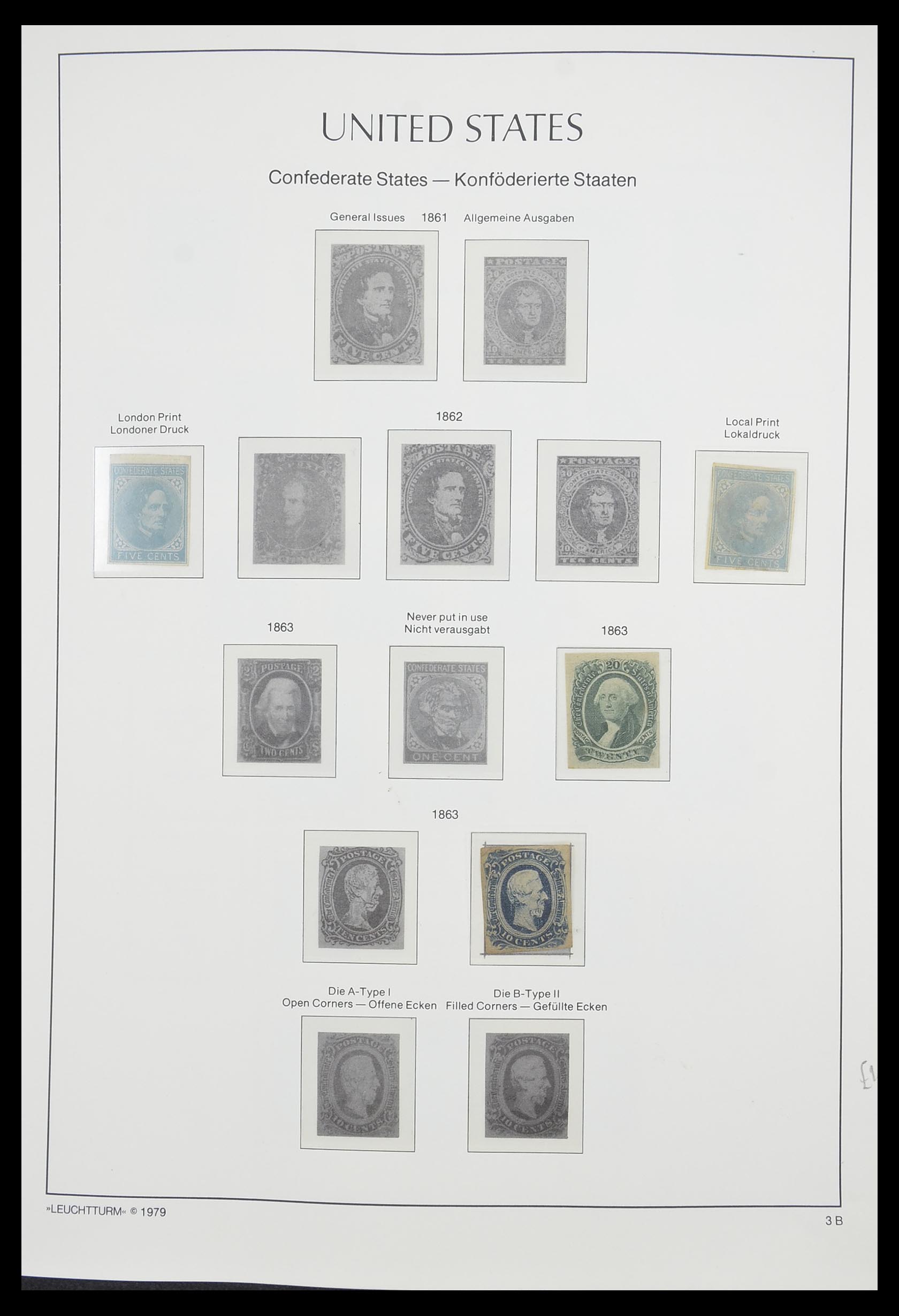 33415 003 - Postzegelverzameling 33415 USA 1851-1964.