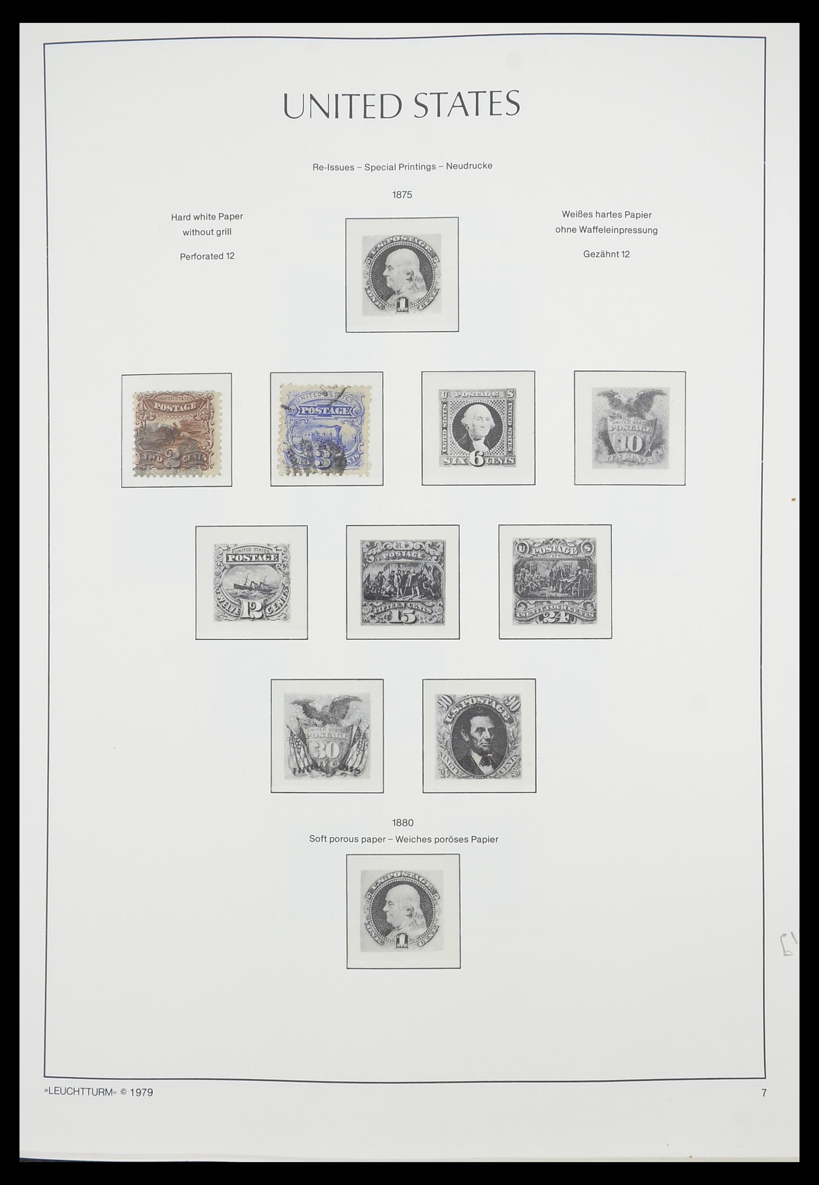 33415 007 - Stamp collection 33415 USA 1851-1964.