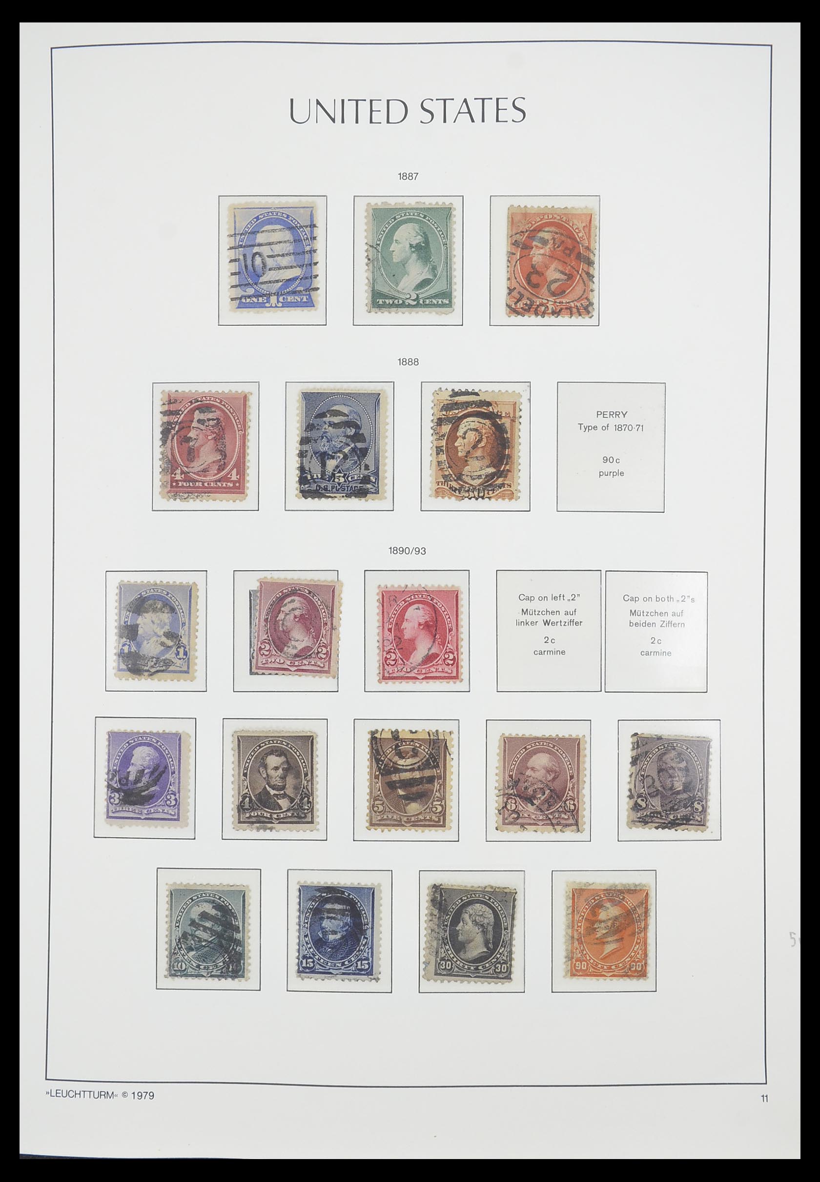 33415 011 - Stamp collection 33415 USA 1851-1964.