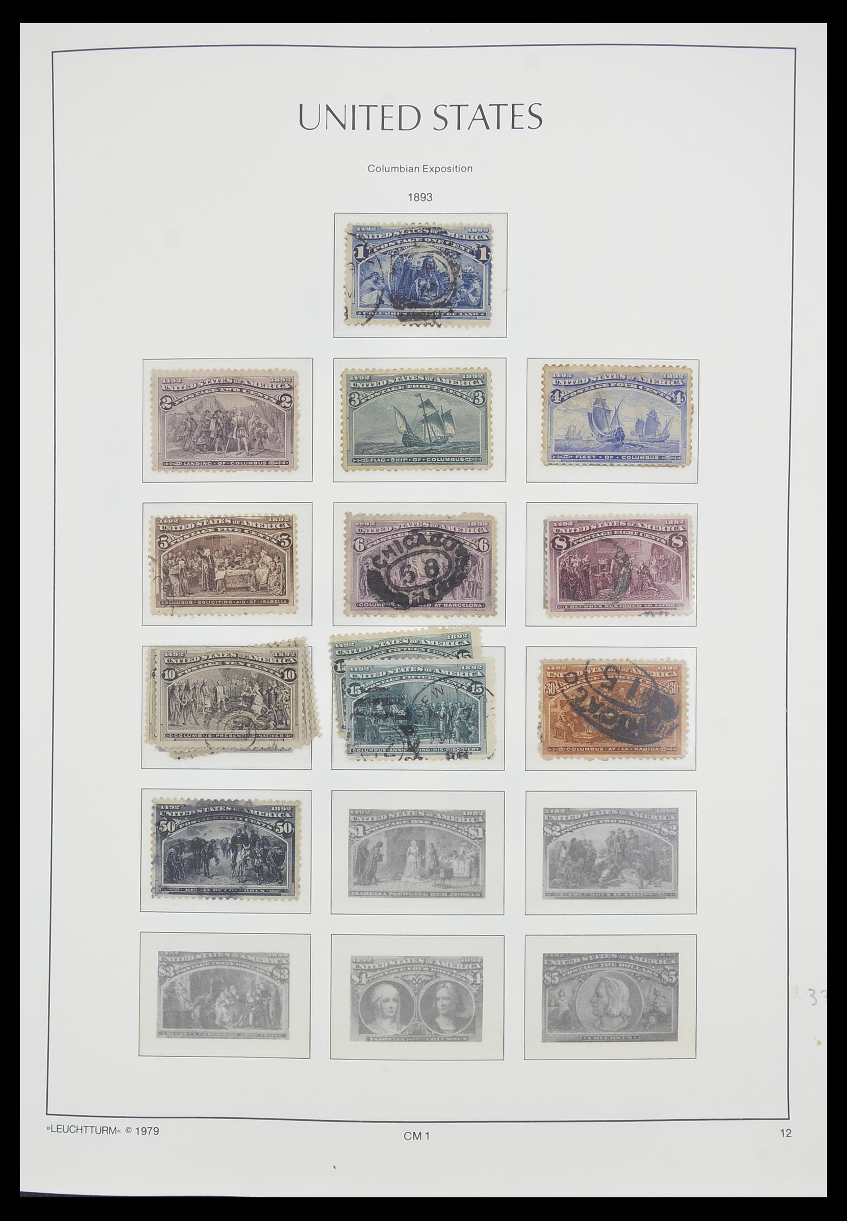 33415 012 - Stamp collection 33415 USA 1851-1964.
