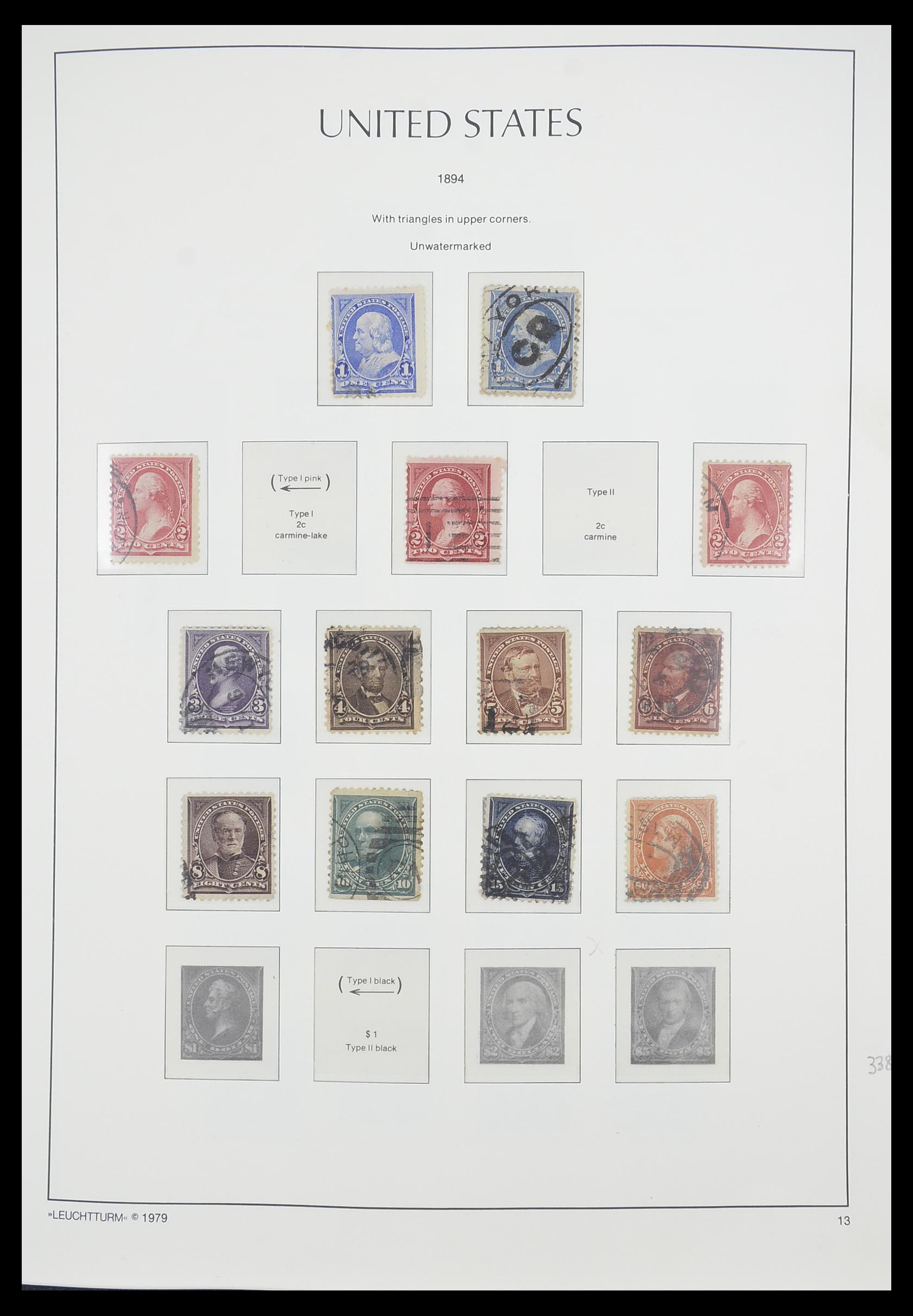 33415 013 - Postzegelverzameling 33415 USA 1851-1964.
