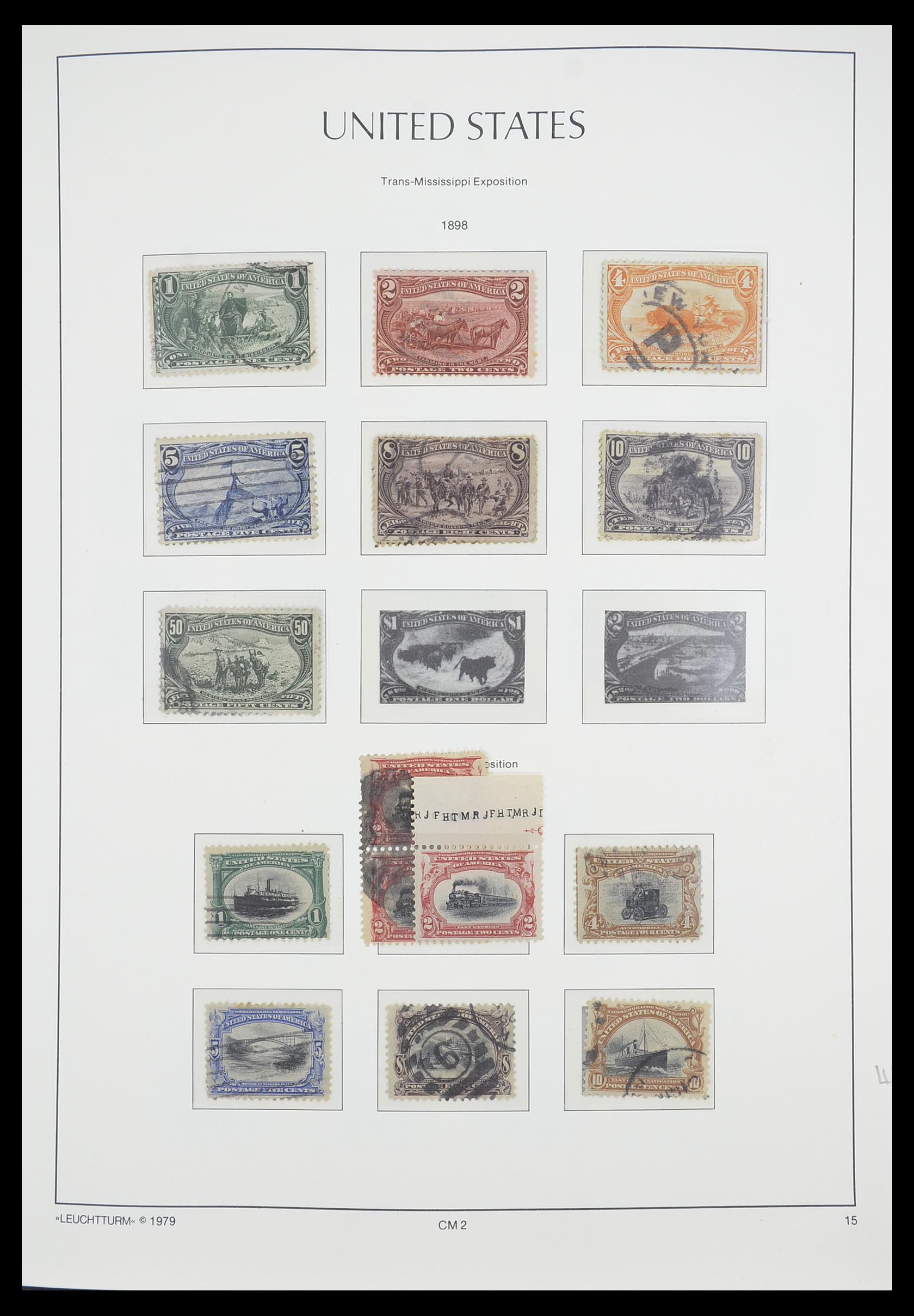 33415 015 - Stamp collection 33415 USA 1851-1964.