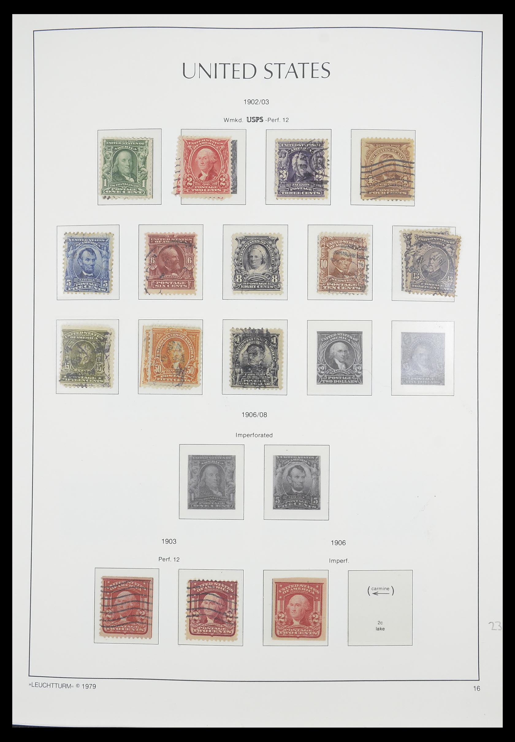33415 016 - Stamp collection 33415 USA 1851-1964.