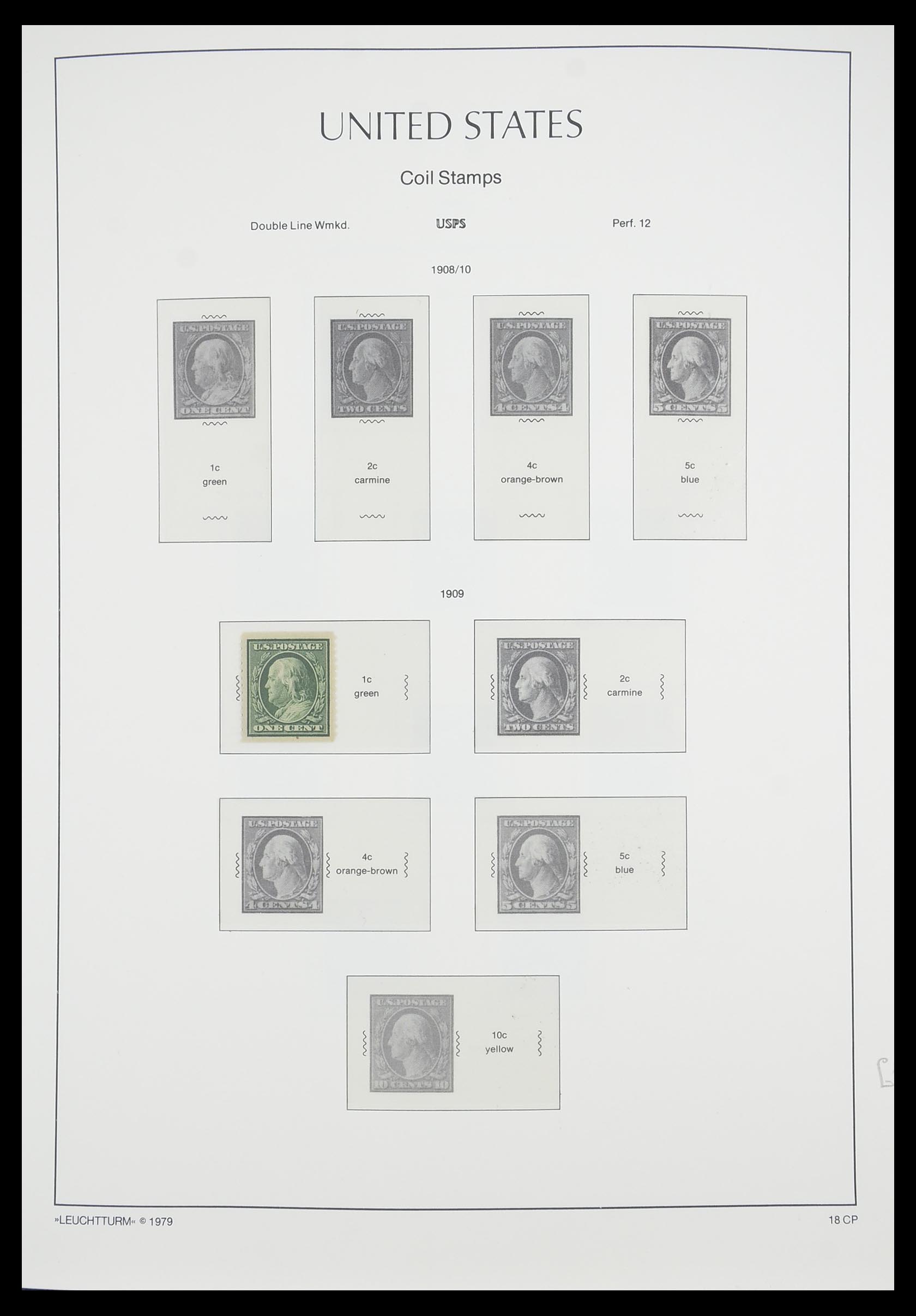 33415 019 - Stamp collection 33415 USA 1851-1964.