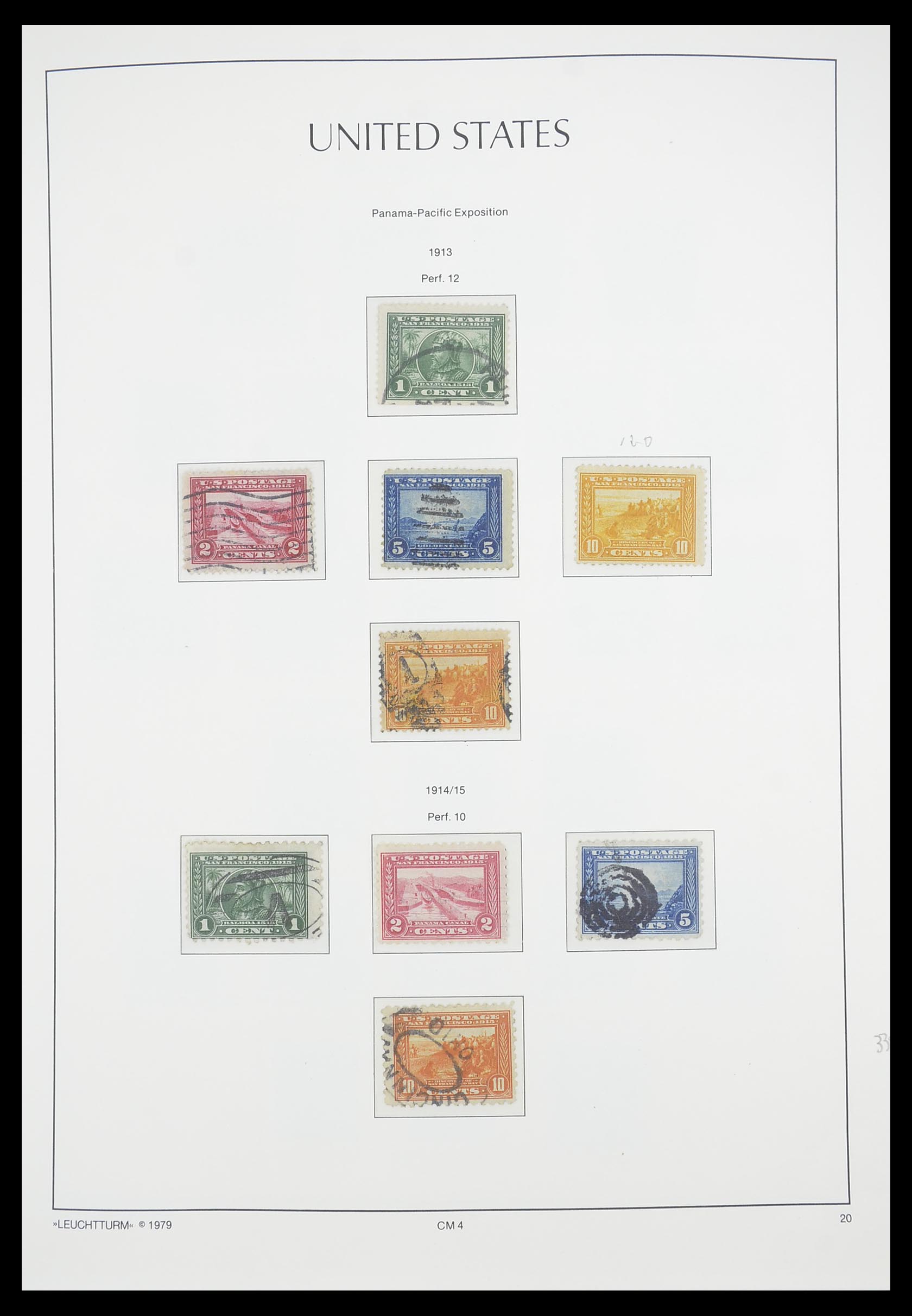33415 020 - Stamp collection 33415 USA 1851-1964.