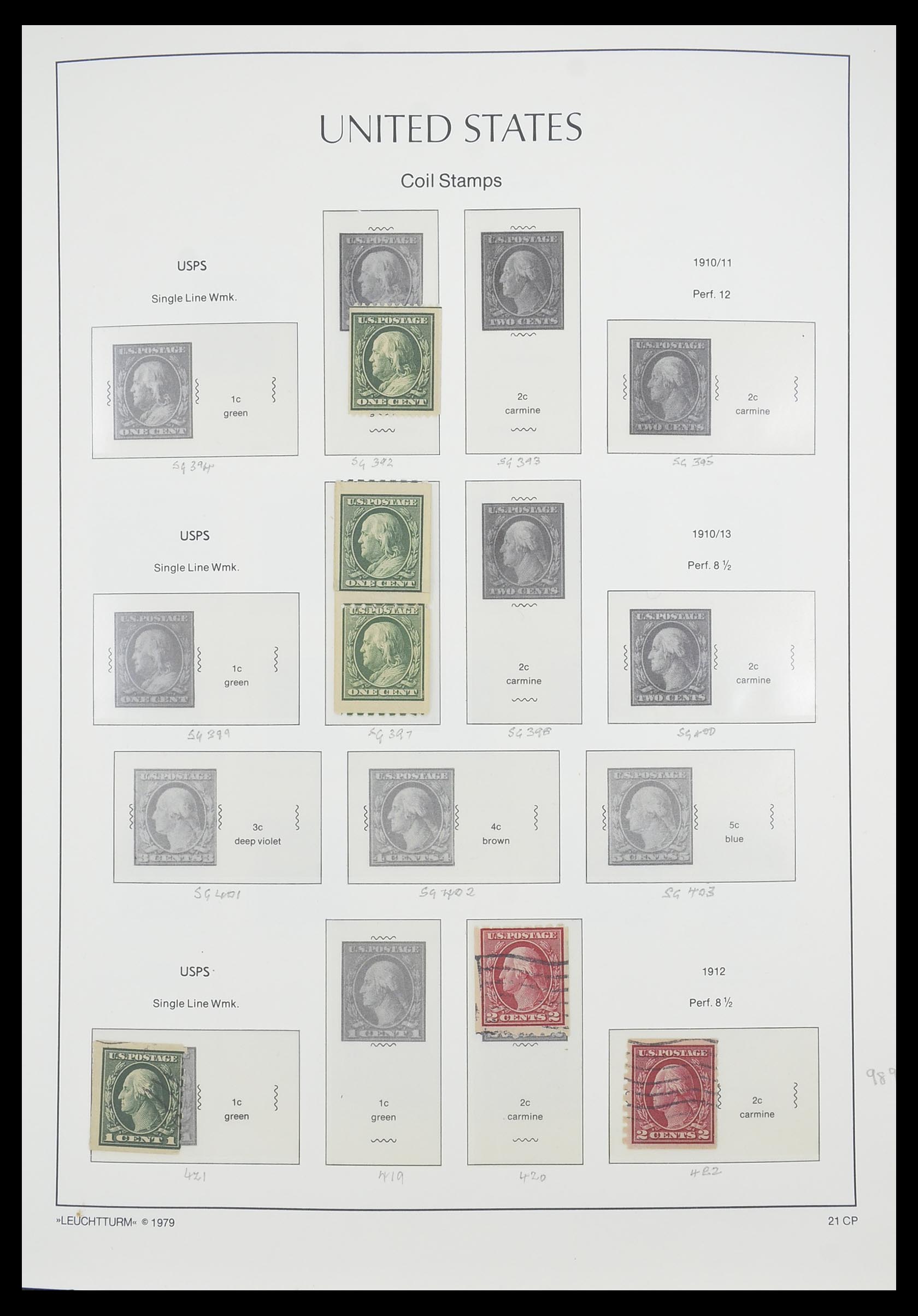 33415 022 - Stamp collection 33415 USA 1851-1964.