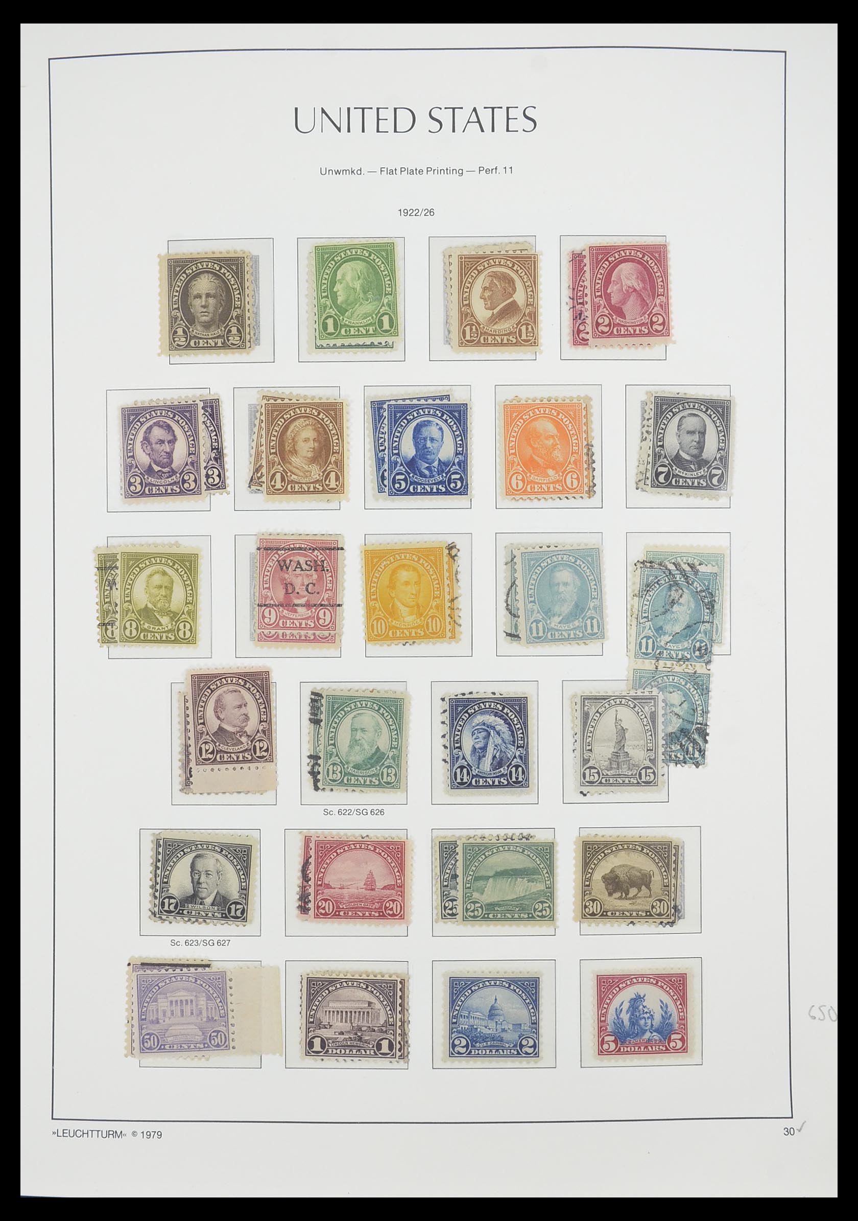 33415 032 - Stamp collection 33415 USA 1851-1964.