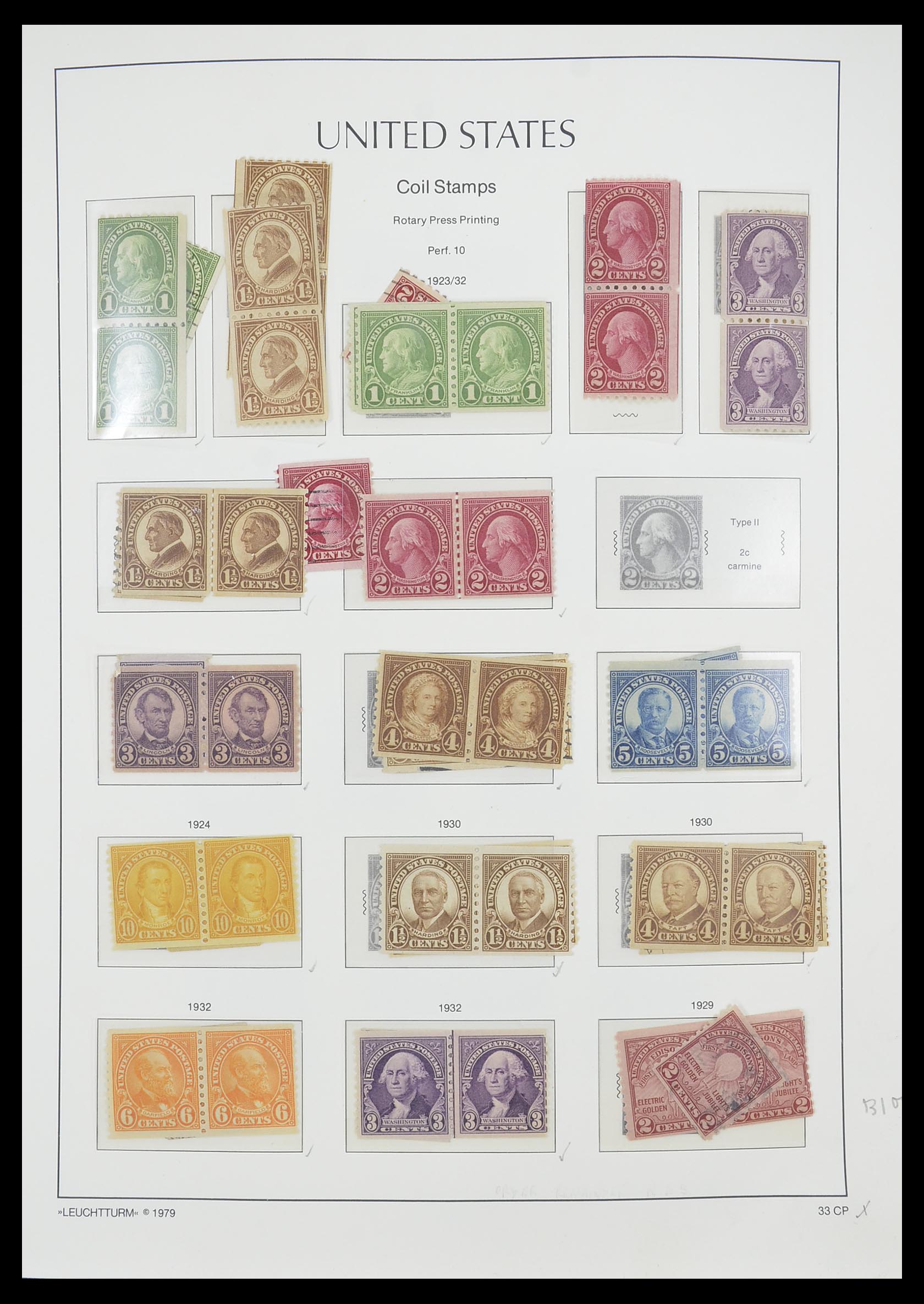 33415 036 - Postzegelverzameling 33415 USA 1851-1964.