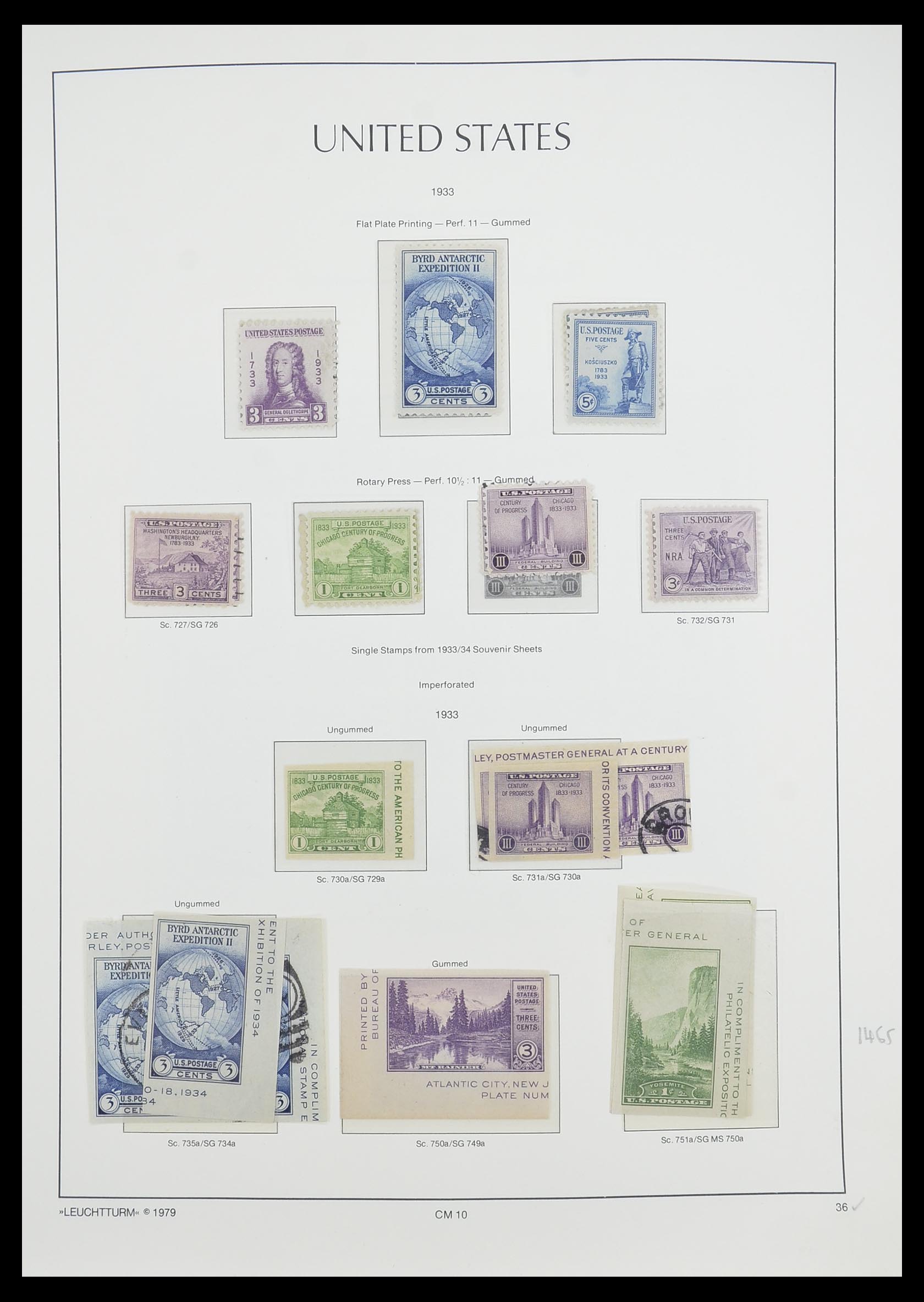 33415 039 - Stamp collection 33415 USA 1851-1964.