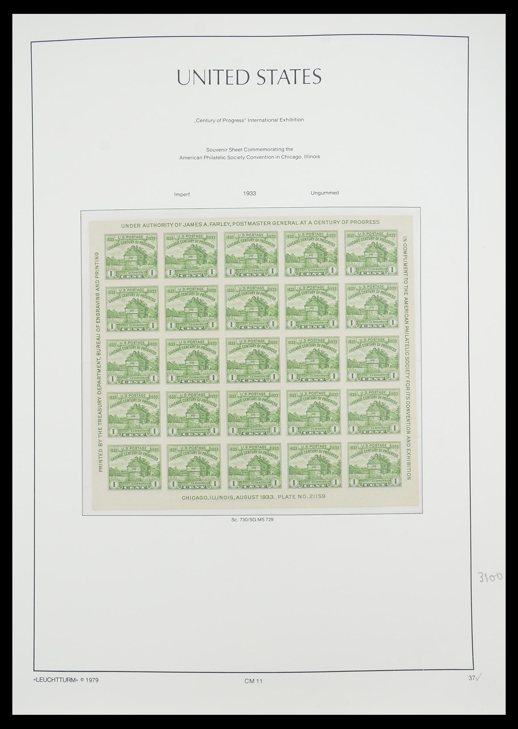33415 040 - Stamp collection 33415 USA 1851-1964.