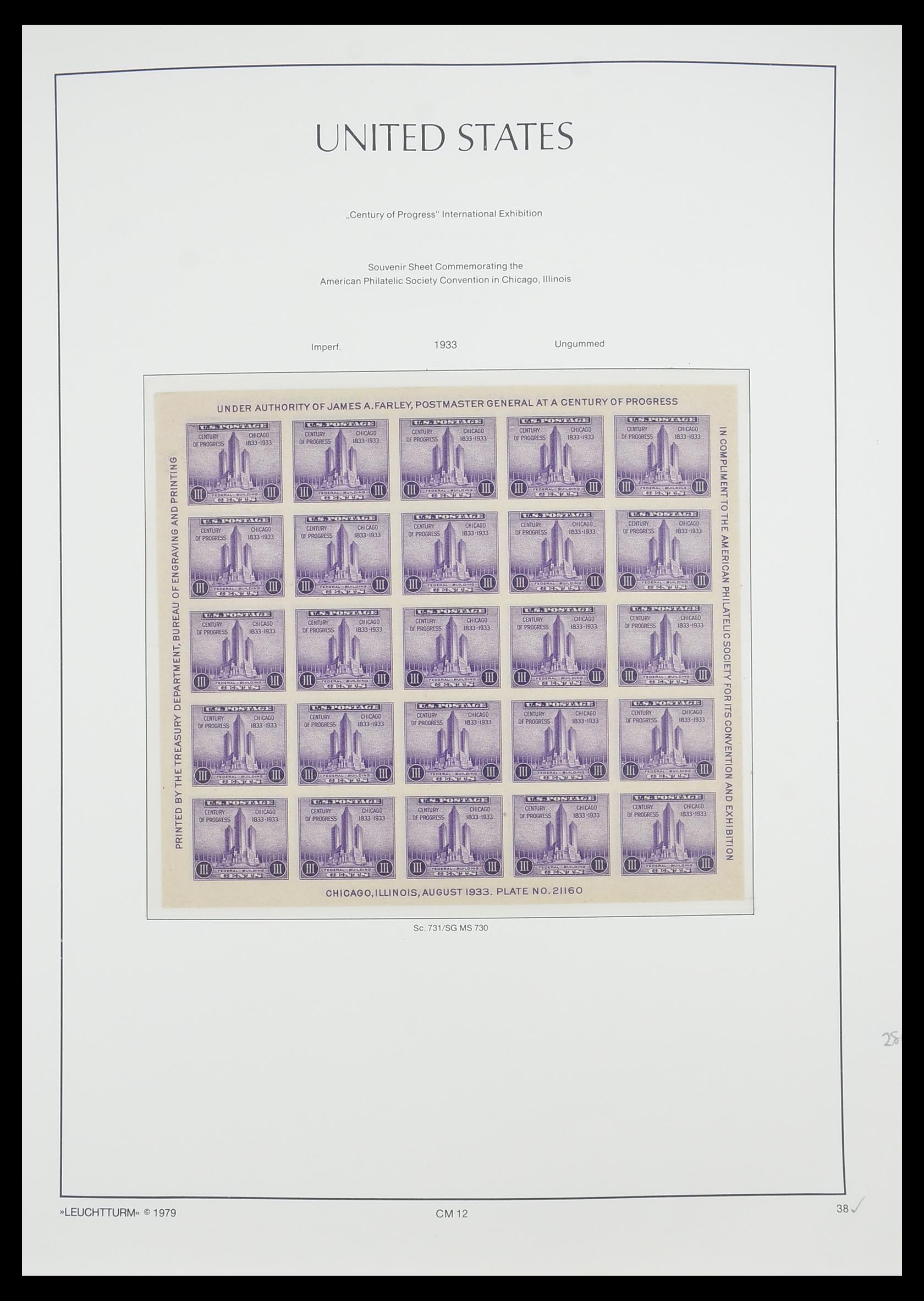 33415 041 - Stamp collection 33415 USA 1851-1964.