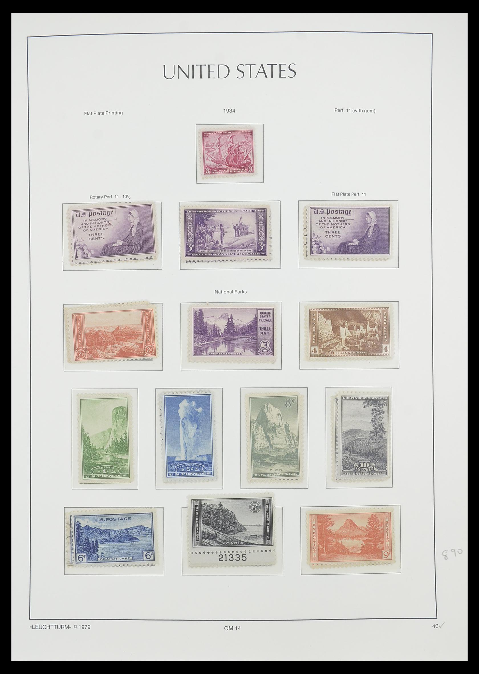 33415 043 - Stamp collection 33415 USA 1851-1964.