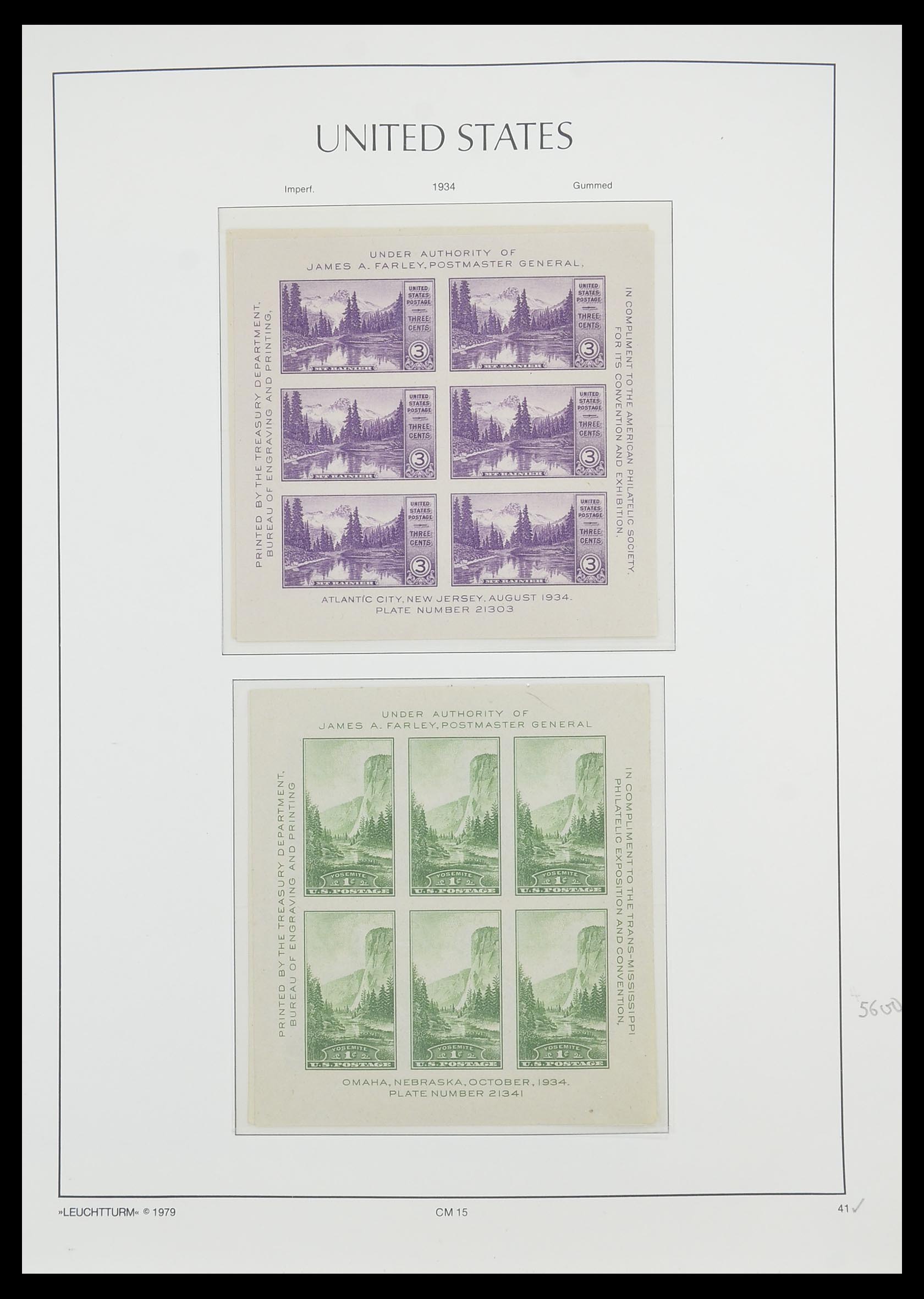 33415 044 - Postzegelverzameling 33415 USA 1851-1964.