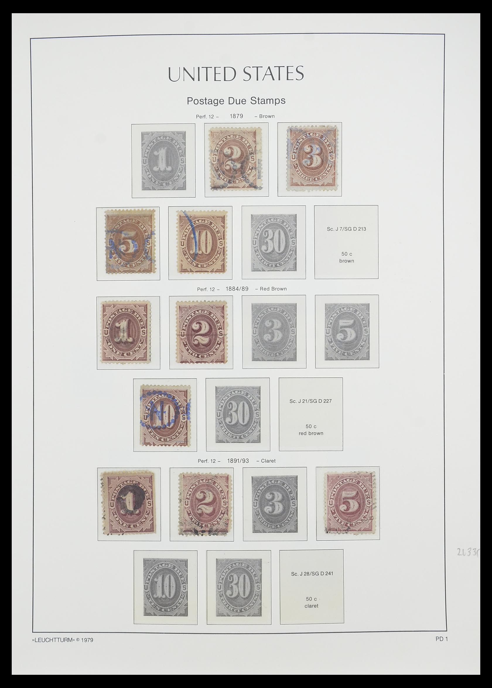 33415 049 - Stamp collection 33415 USA 1851-1964.