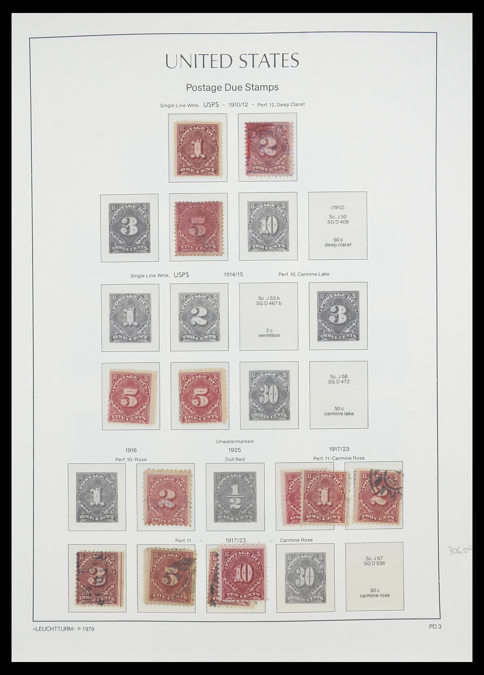 33415 051 - Stamp collection 33415 USA 1851-1964.