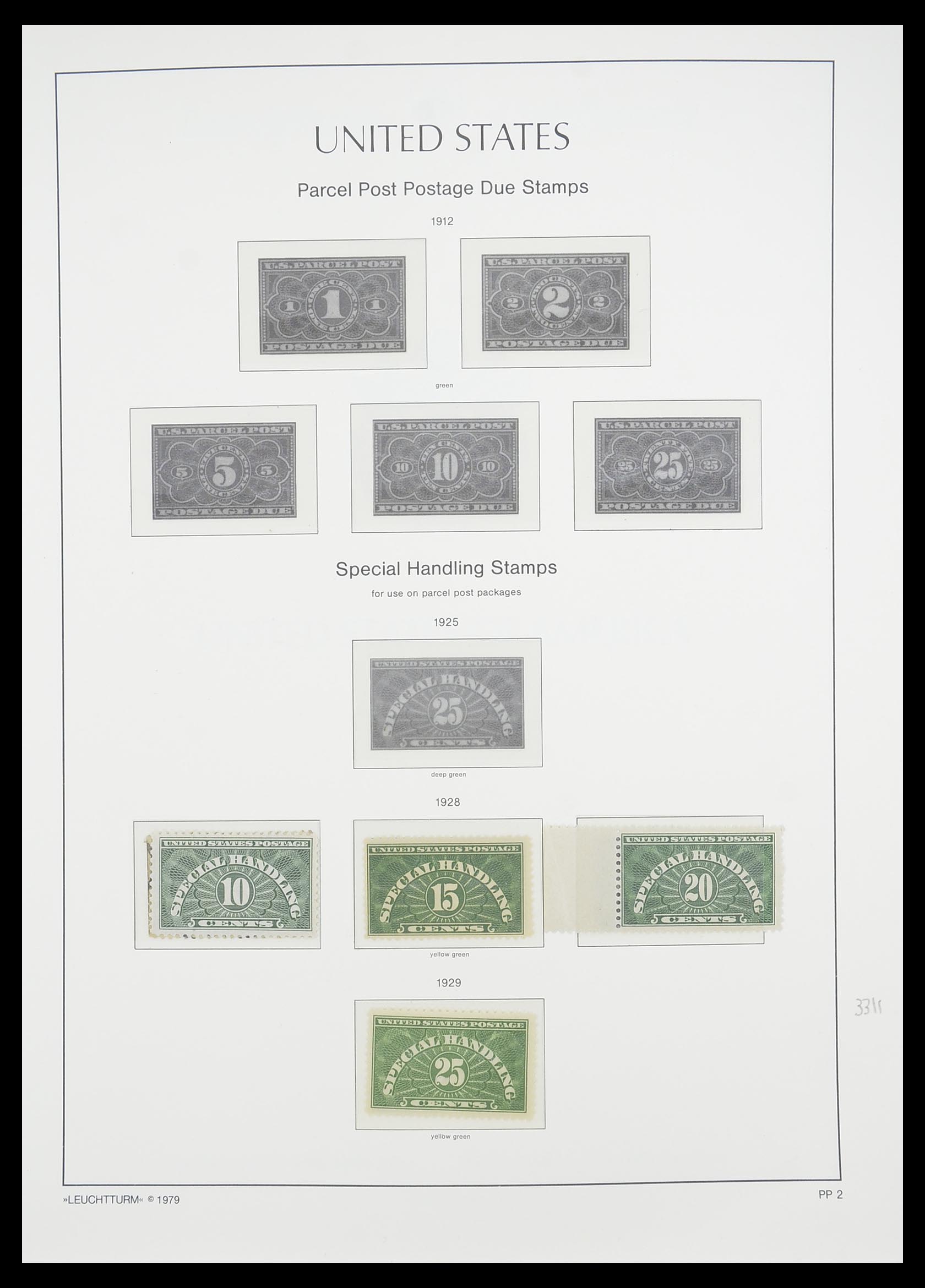 33415 053 - Stamp collection 33415 USA 1851-1964.