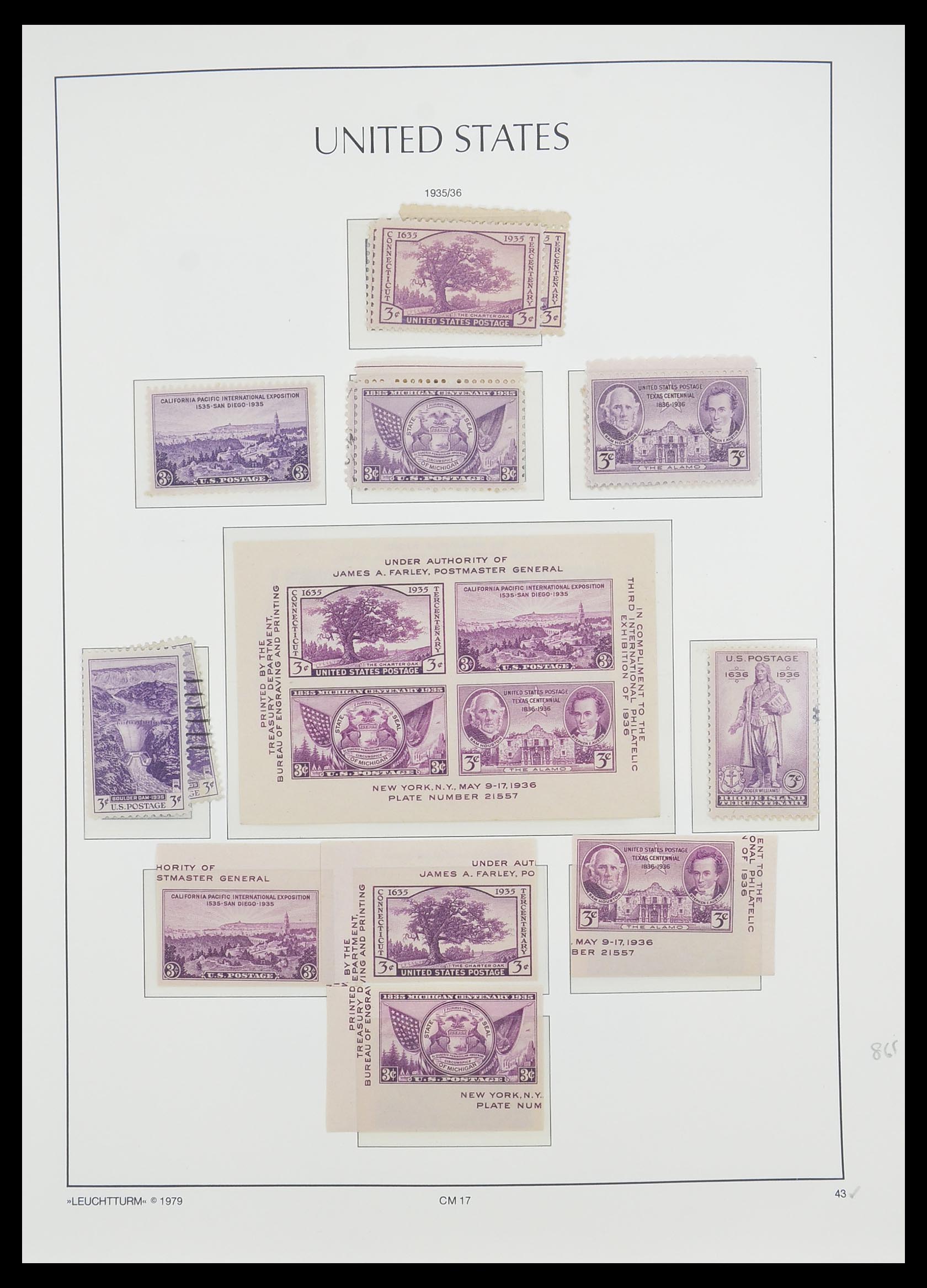 33415 054 - Postzegelverzameling 33415 USA 1851-1964.