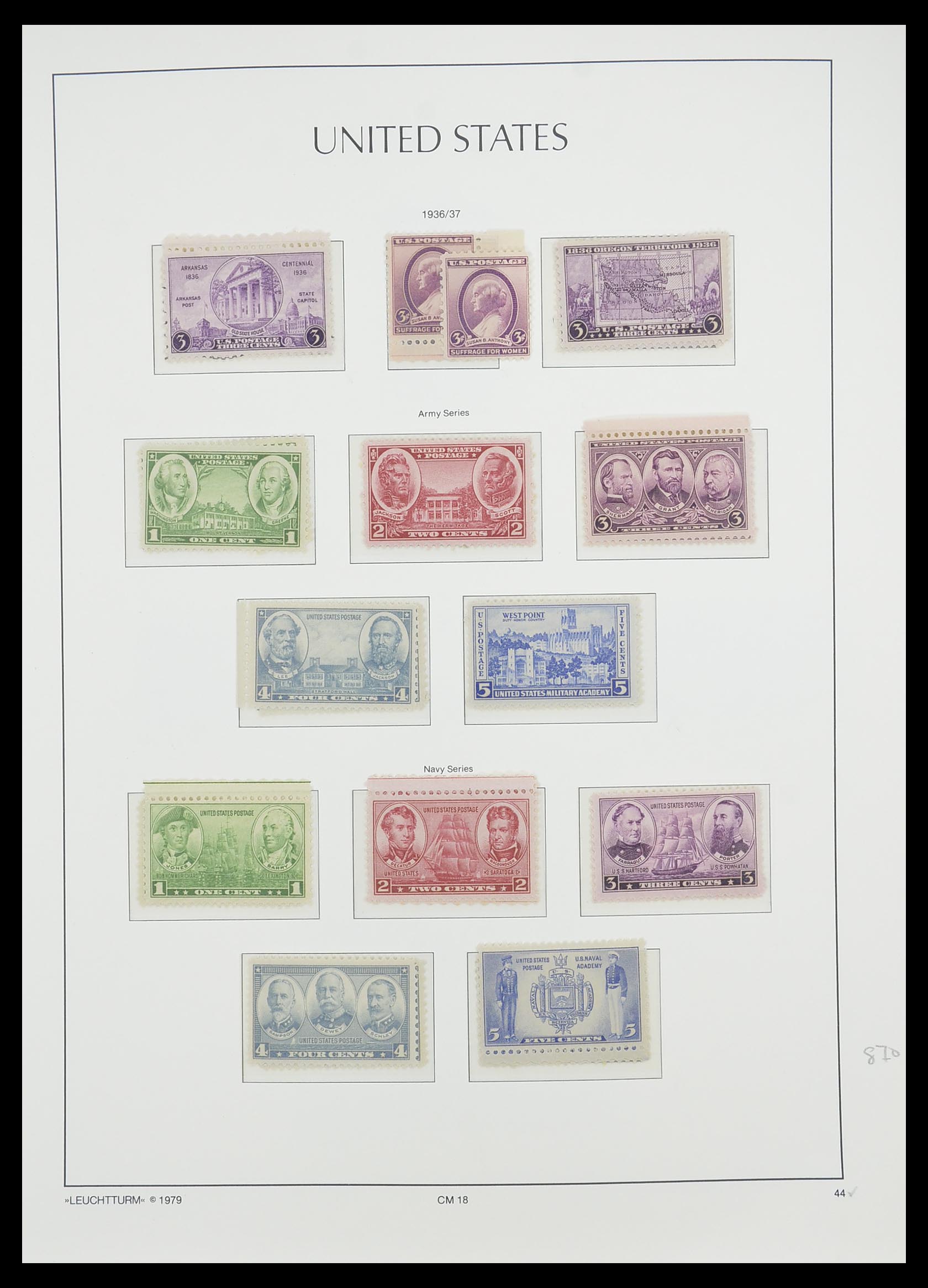 33415 055 - Postzegelverzameling 33415 USA 1851-1964.