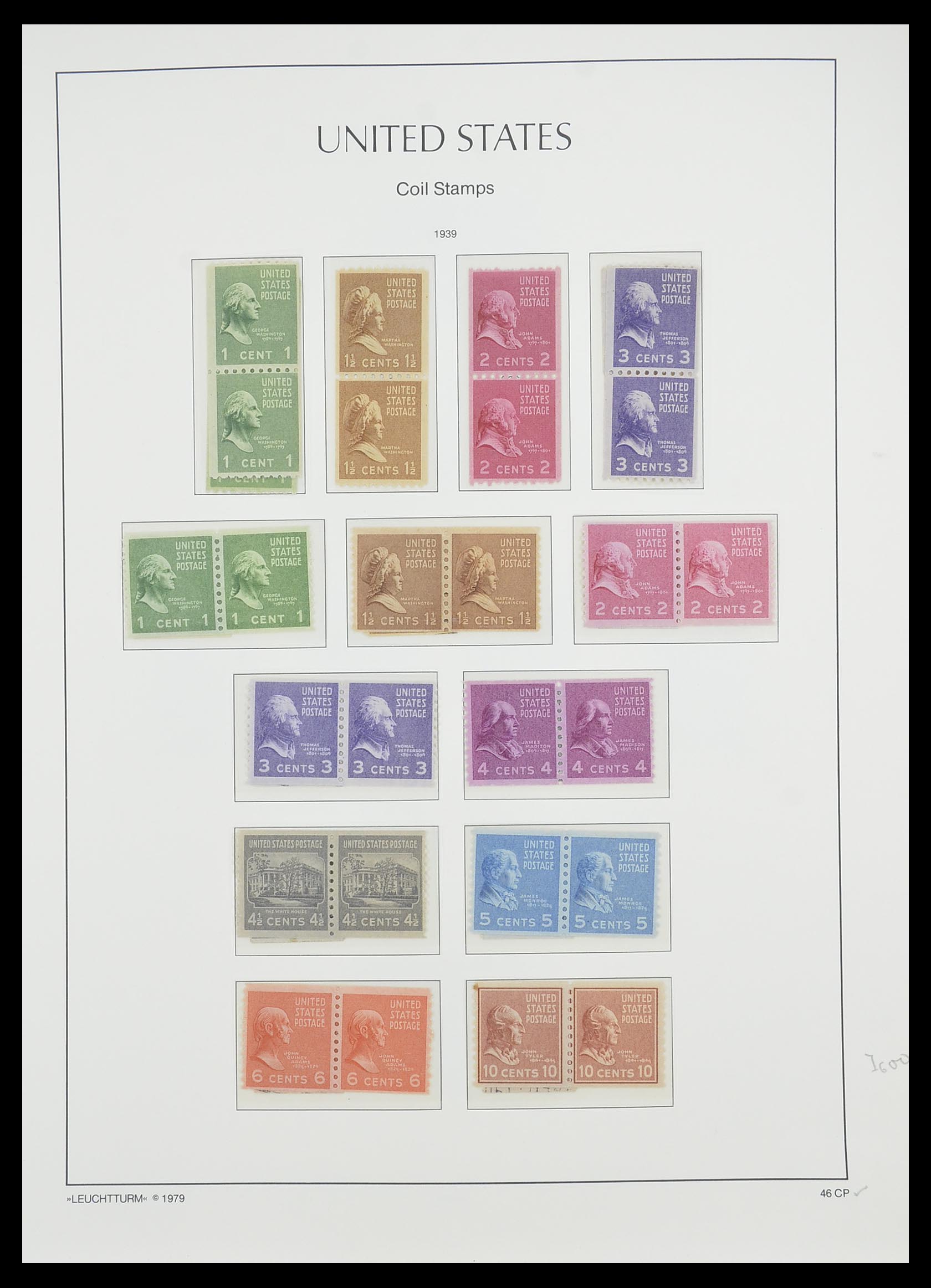 33415 058 - Stamp collection 33415 USA 1851-1964.