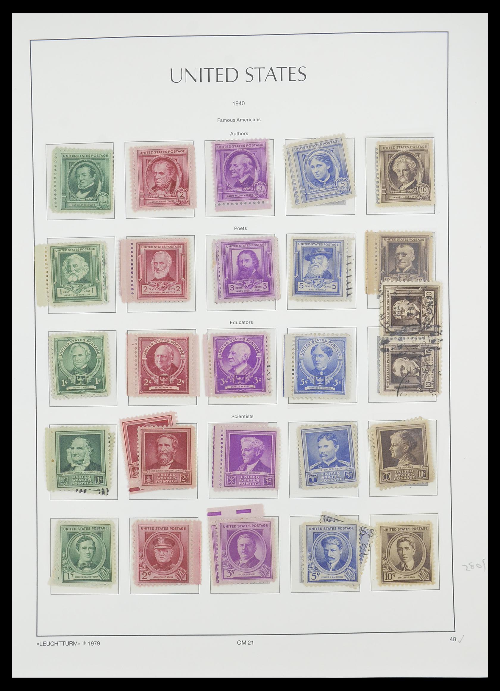 33415 060 - Postzegelverzameling 33415 USA 1851-1964.