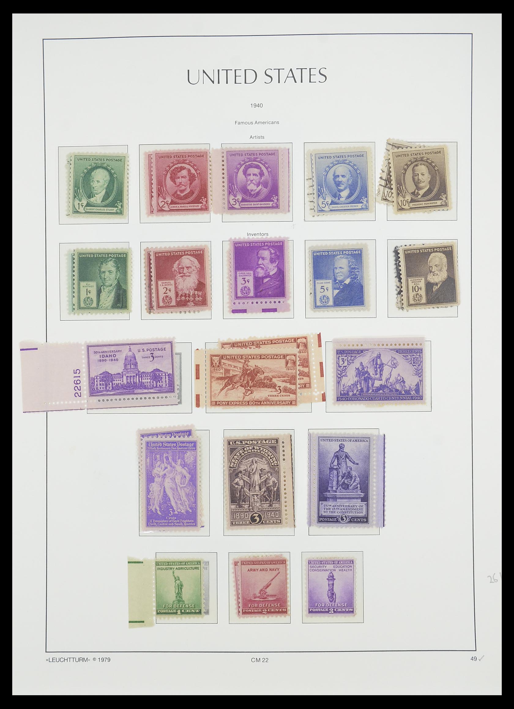 33415 061 - Postzegelverzameling 33415 USA 1851-1964.