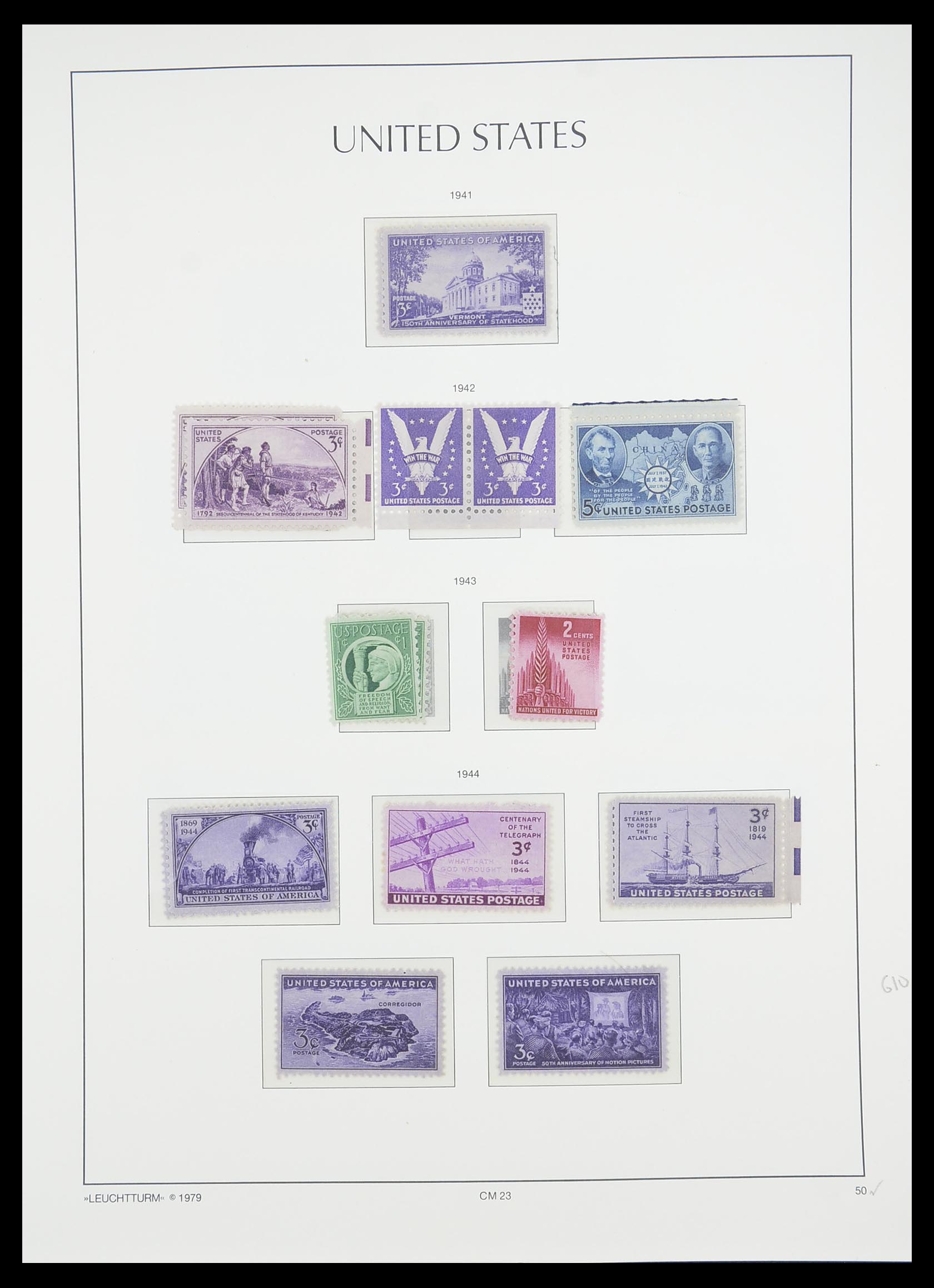 33415 062 - Postzegelverzameling 33415 USA 1851-1964.