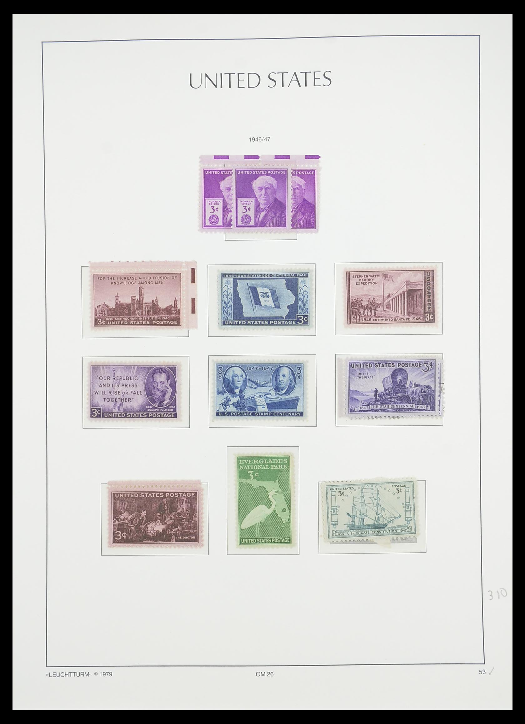 33415 065 - Stamp collection 33415 USA 1851-1964.