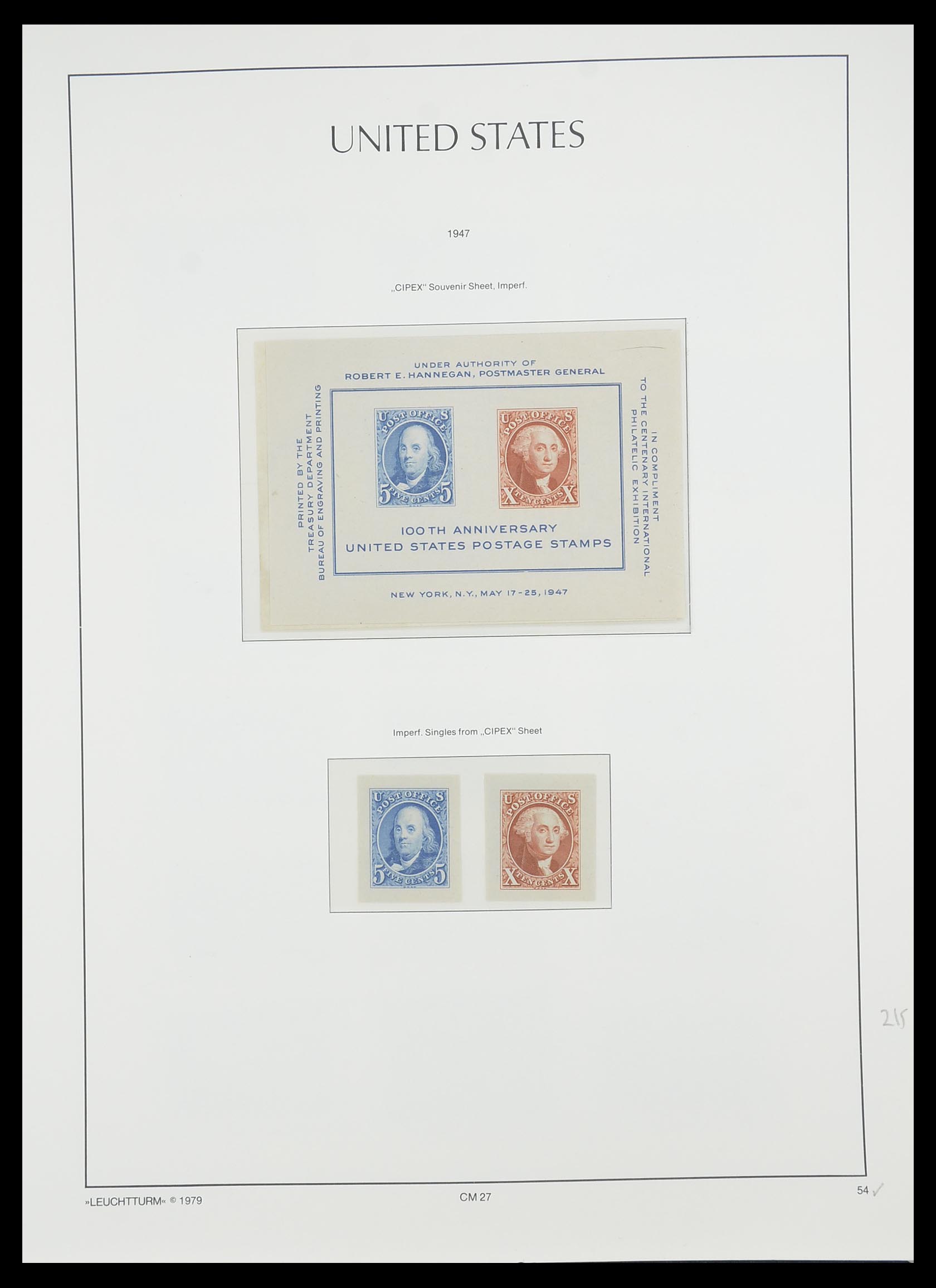 33415 066 - Stamp collection 33415 USA 1851-1964.