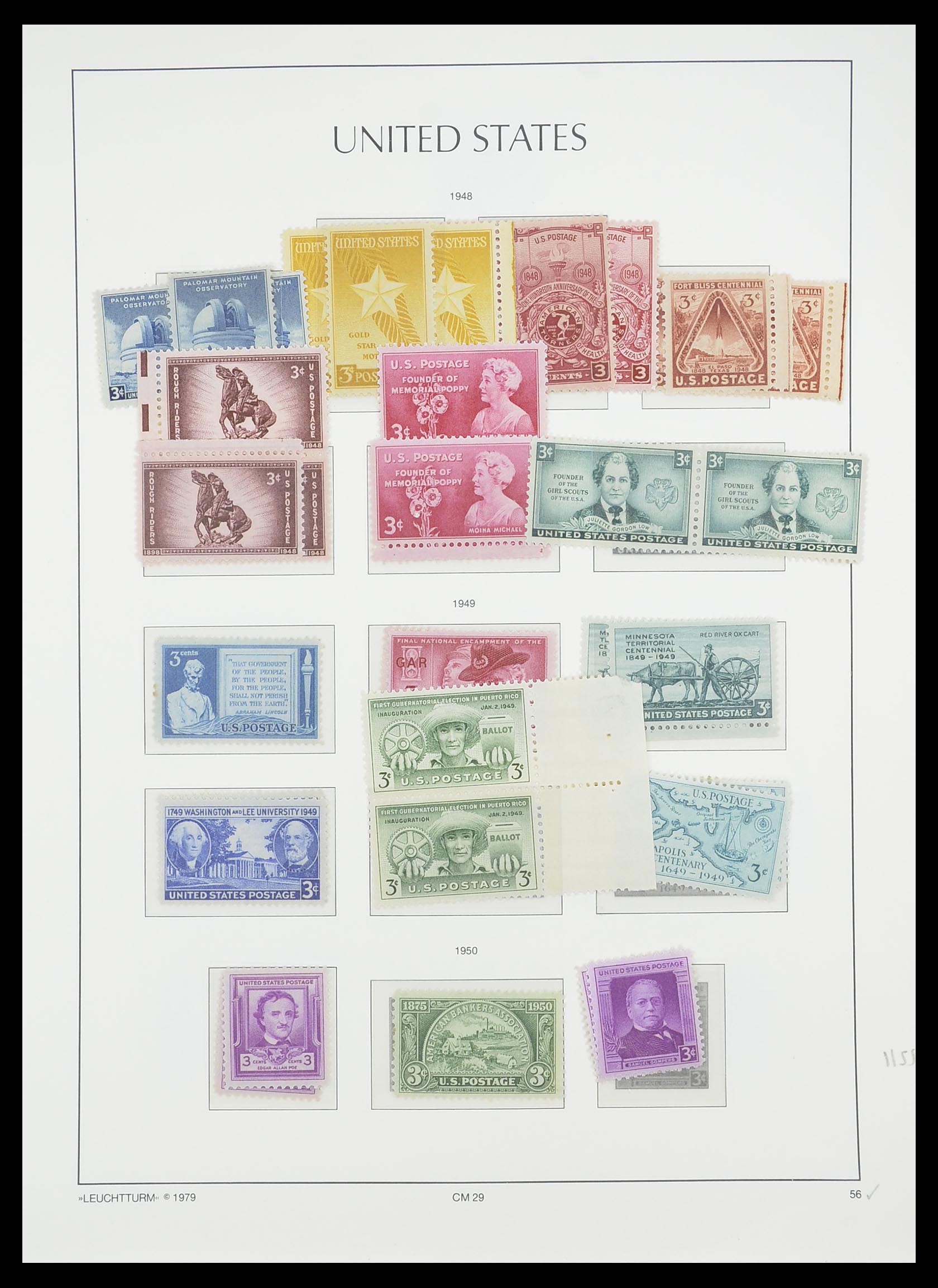 33415 068 - Stamp collection 33415 USA 1851-1964.