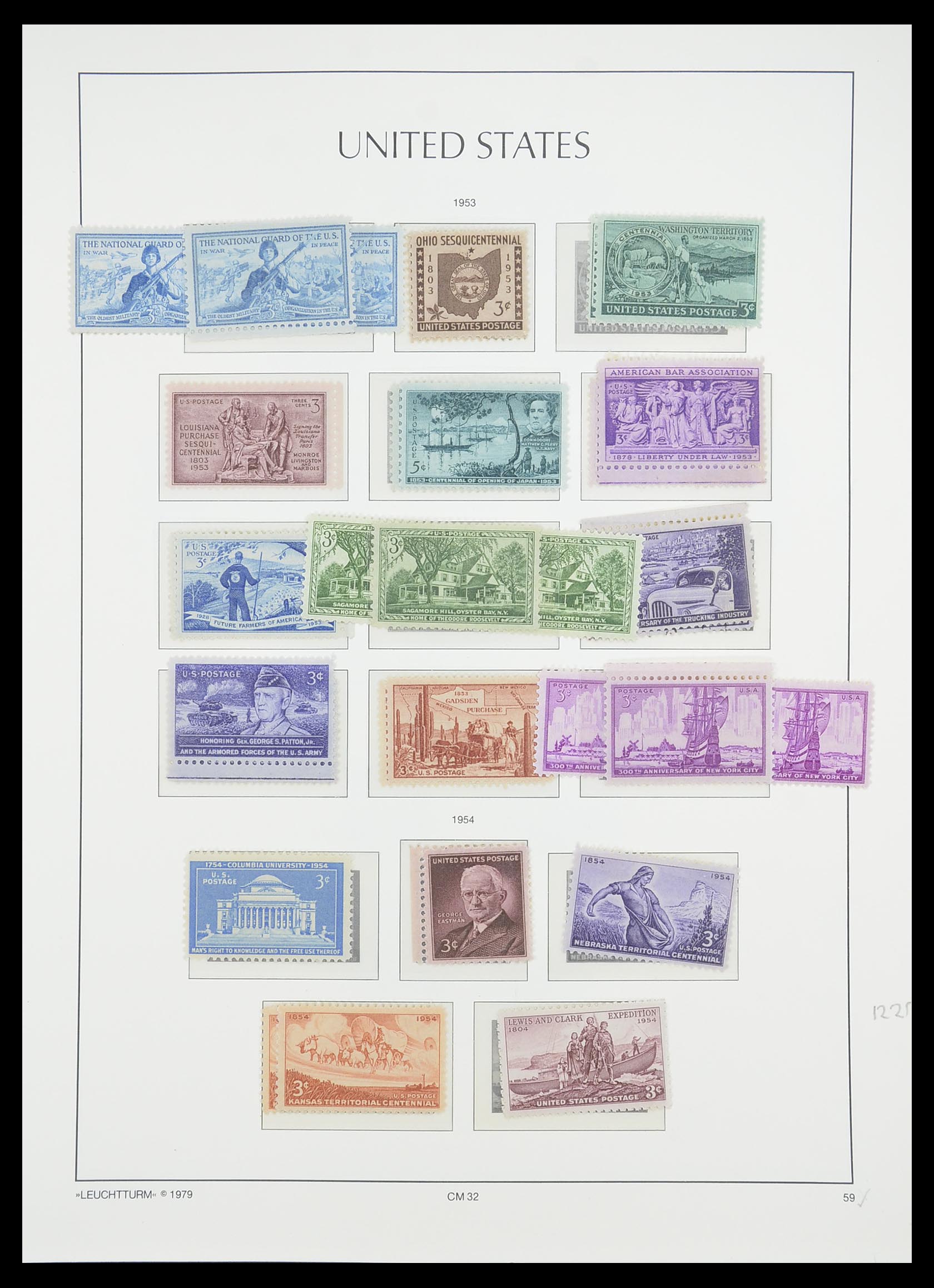 33415 071 - Stamp collection 33415 USA 1851-1964.