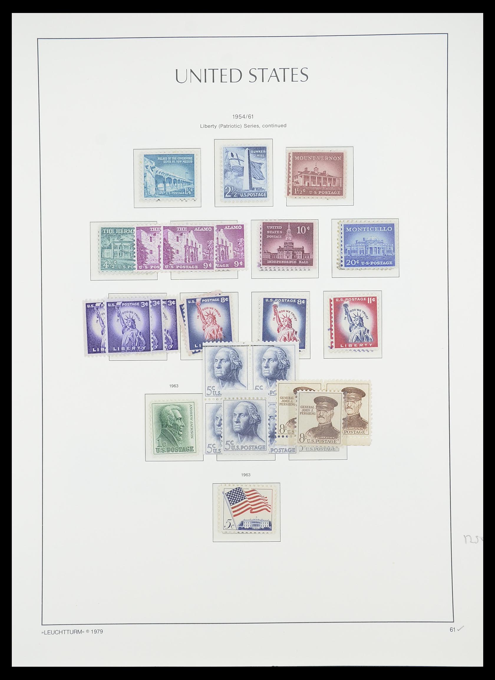 33415 073 - Stamp collection 33415 USA 1851-1964.